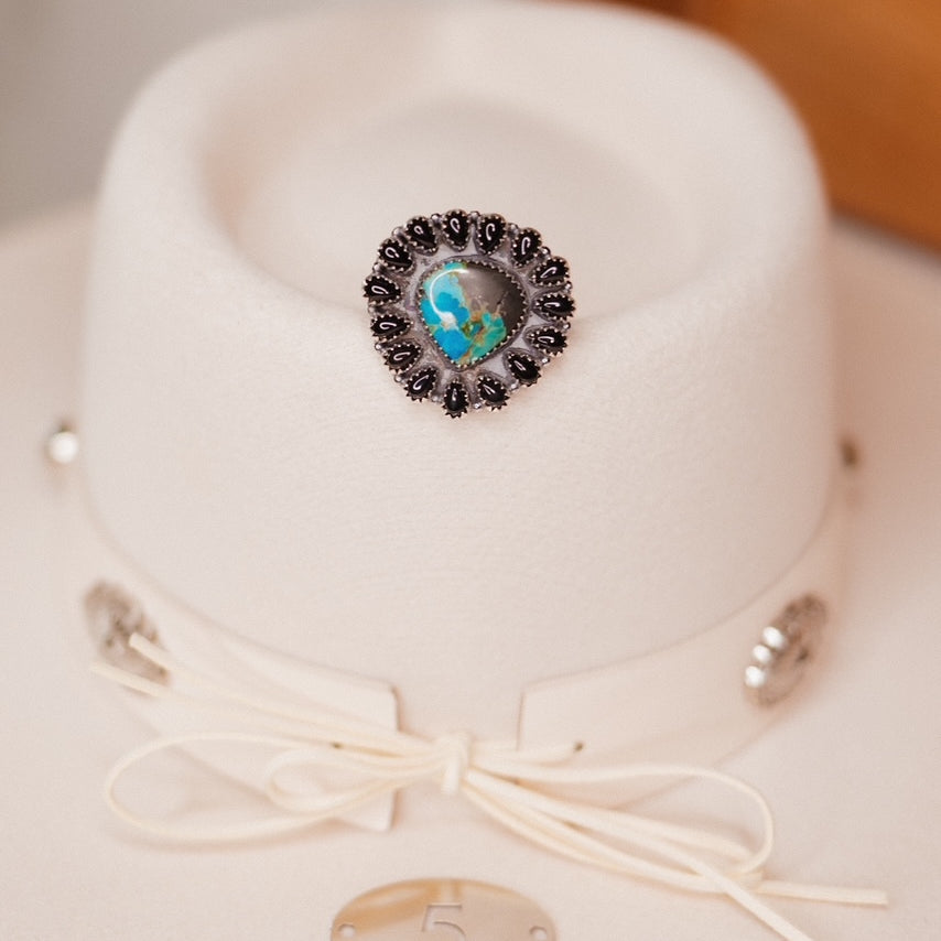 Black Jack Cluster Rings-Rings-Krush Kandy, Women's Online Fashion Boutique Located in Phoenix, Arizona (Scottsdale Area)