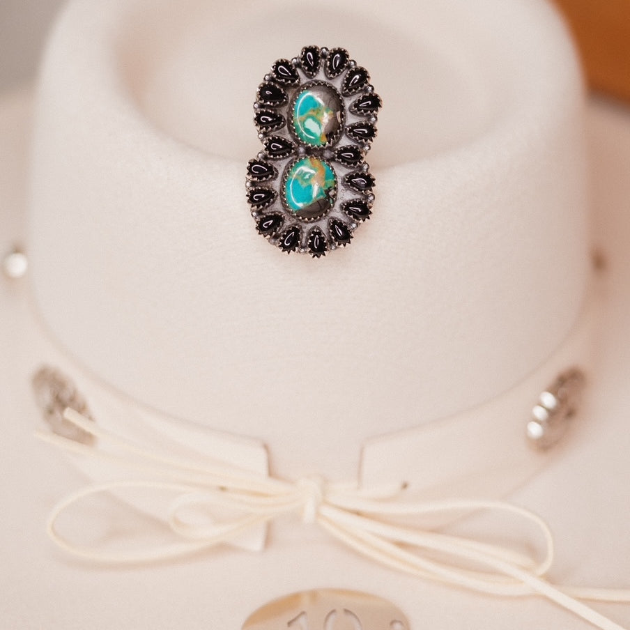 Black Jack Cluster Rings-Rings-Krush Kandy, Women's Online Fashion Boutique Located in Phoenix, Arizona (Scottsdale Area)