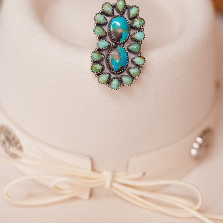 Black Jack Cluster Rings-Rings-Krush Kandy, Women's Online Fashion Boutique Located in Phoenix, Arizona (Scottsdale Area)