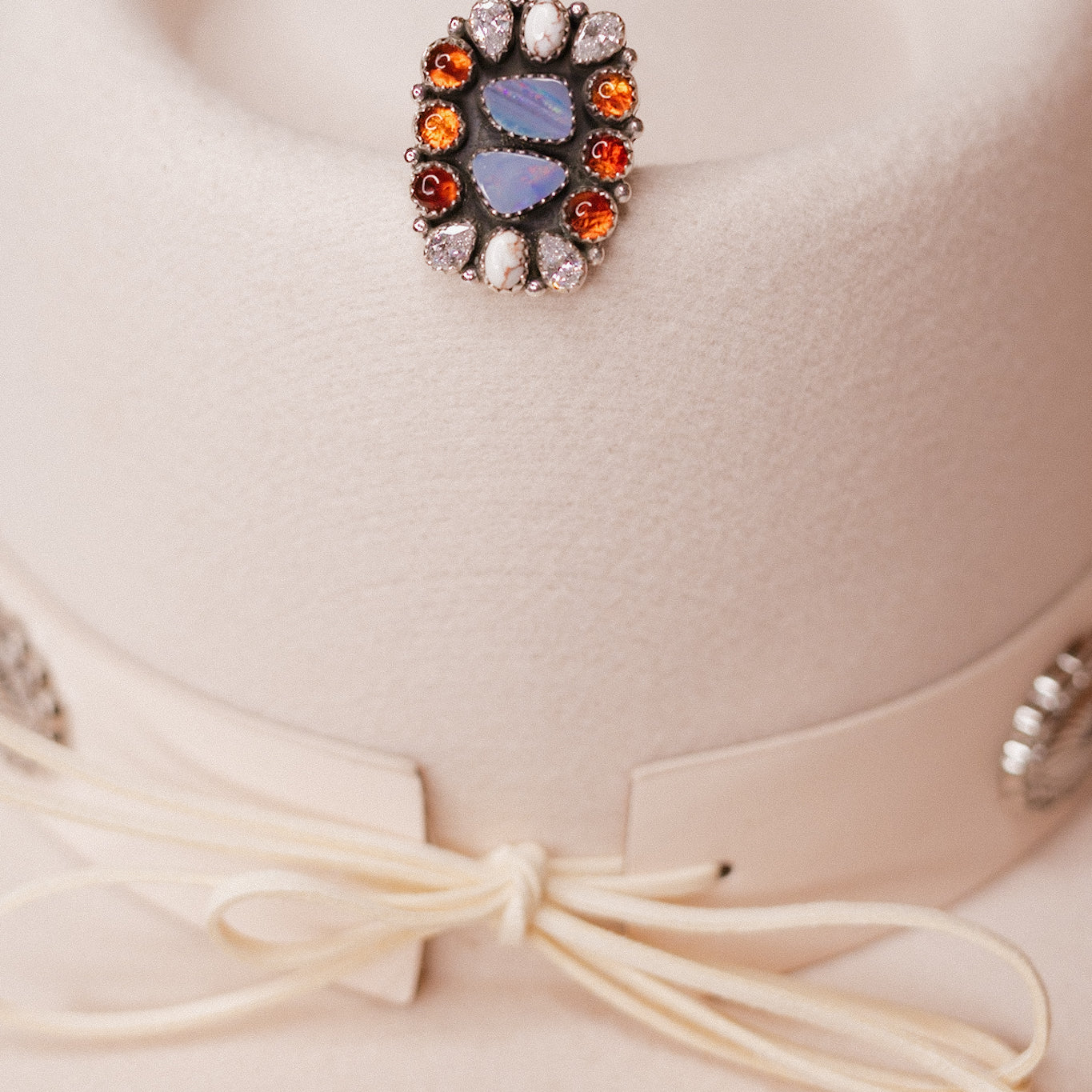 Australian Opal, Wildhorse & Amber Rings-Rings-Krush Kandy, Women's Online Fashion Boutique Located in Phoenix, Arizona (Scottsdale Area)