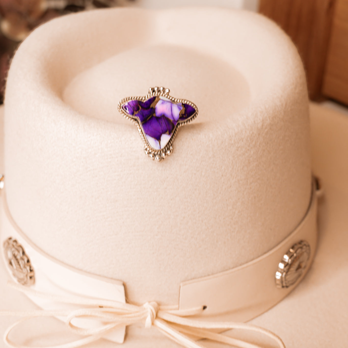 Cowgirl Cameo Stone Slab Rings-Rings-Krush Kandy, Women's Online Fashion Boutique Located in Phoenix, Arizona (Scottsdale Area)