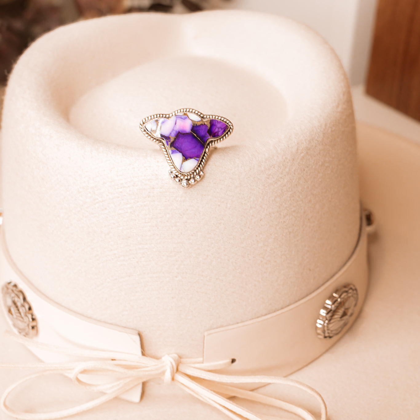 Cowgirl Cameo Stone Slab Rings-Rings-Krush Kandy, Women's Online Fashion Boutique Located in Phoenix, Arizona (Scottsdale Area)
