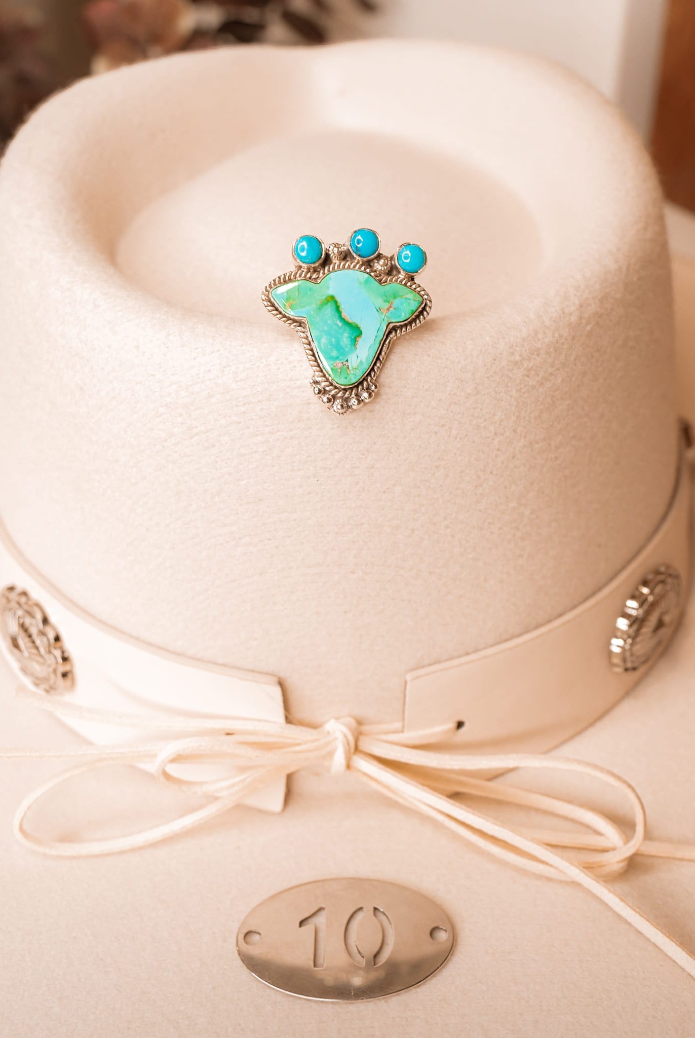 Cowgirl Cameo Stone Slab Rings-Rings-Krush Kandy, Women's Online Fashion Boutique Located in Phoenix, Arizona (Scottsdale Area)