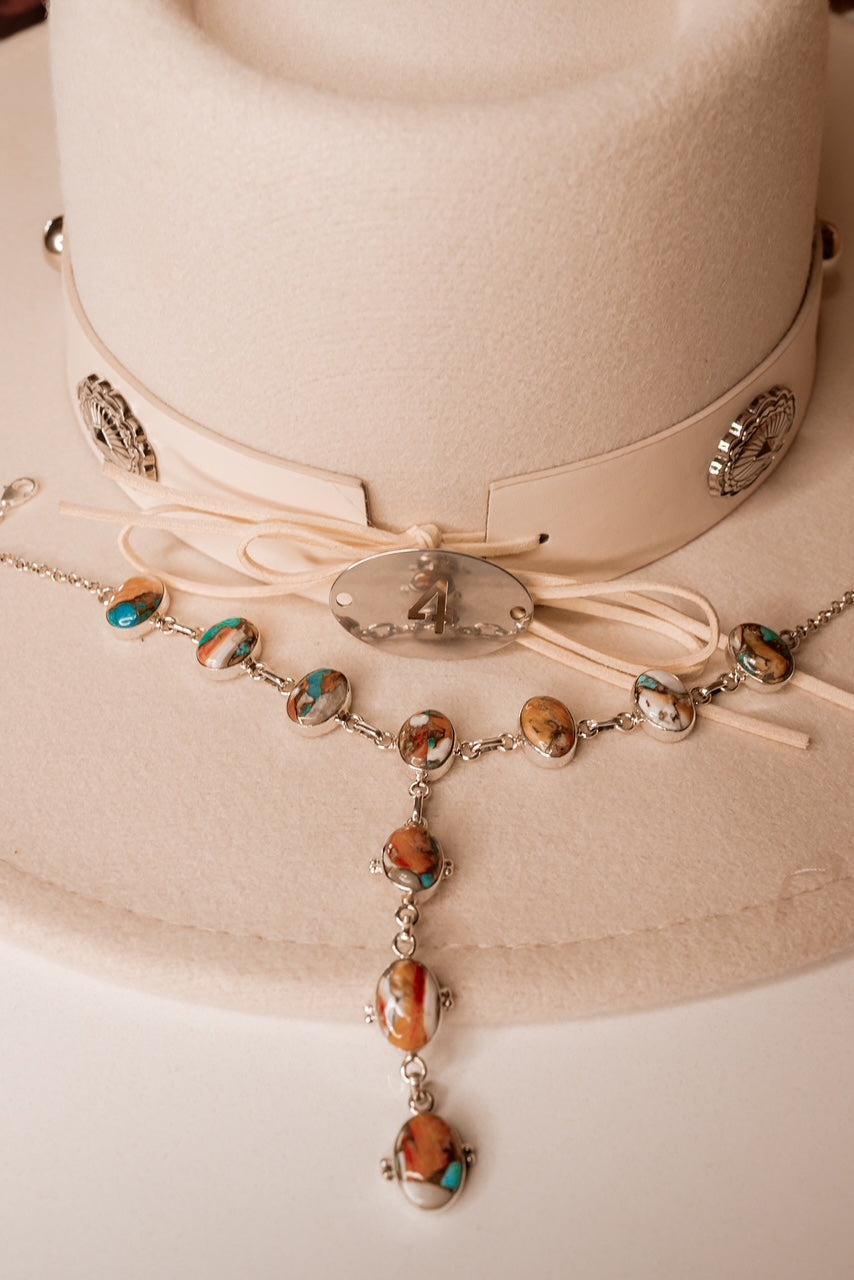 Stone Slab Lariat Necklaces-Necklaces-Krush Kandy, Women's Online Fashion Boutique Located in Phoenix, Arizona (Scottsdale Area)