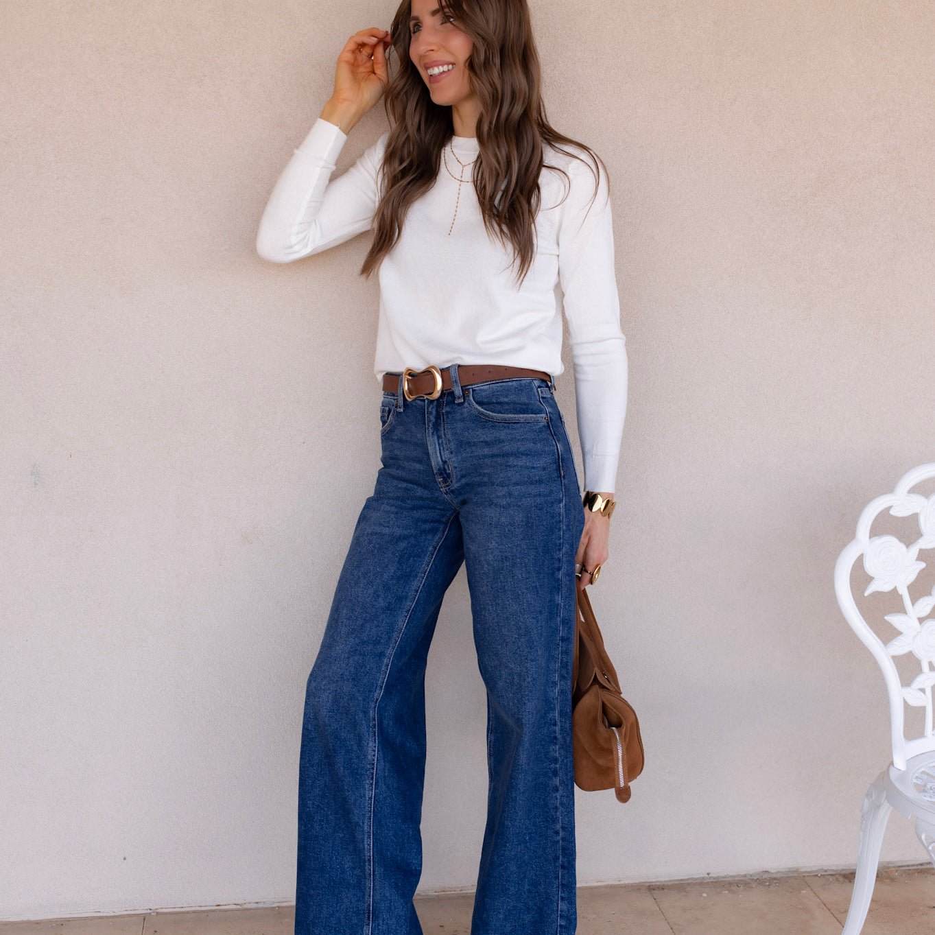 The Flirt Fit Full Length Straight Denim Jeans | 2 Washes