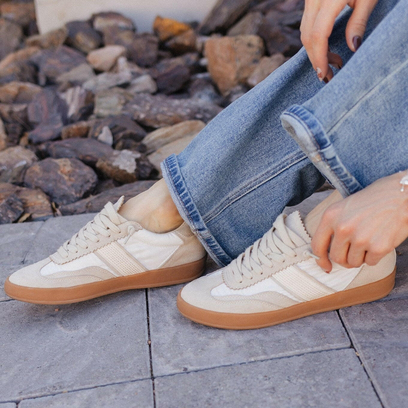 Jayden Vintage Vibe Sneaker-Sneakers-Krush Kandy, Women's Online Fashion Boutique Located in Phoenix, Arizona (Scottsdale Area)
