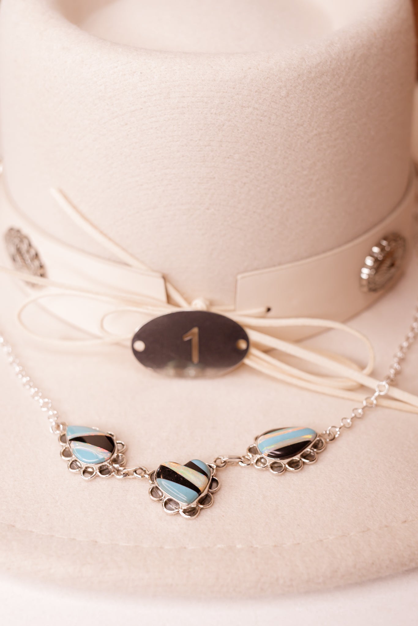 Multi Stone Cut Three Stone Necklaces-Necklaces-Krush Kandy, Women's Online Fashion Boutique Located in Phoenix, Arizona (Scottsdale Area)