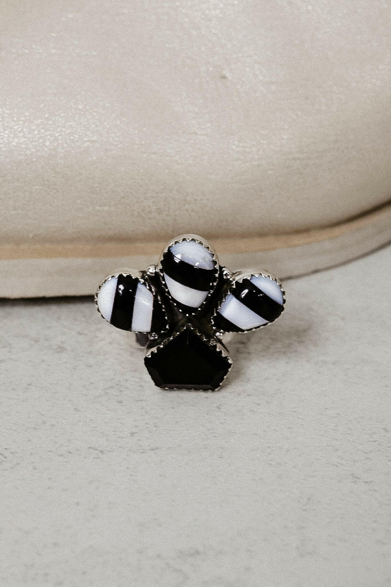 Lydia's Stripe Stone Set-Chain Necklaces-Krush Kandy, Women's Online Fashion Boutique Located in Phoenix, Arizona (Scottsdale Area)