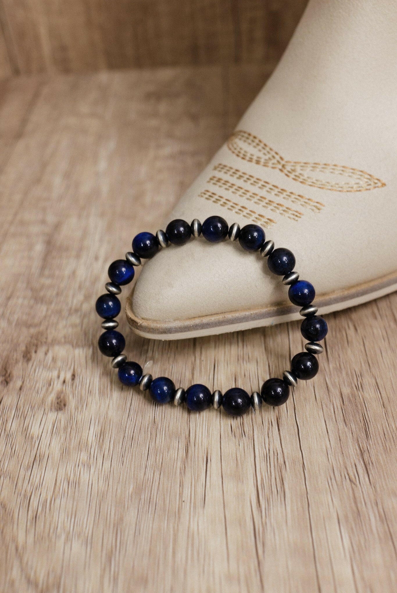Multi Tigers Eye Beaded Stretch Bracelet-Bracelets-Krush Kandy, Women's Online Fashion Boutique Located in Phoenix, Arizona (Scottsdale Area)