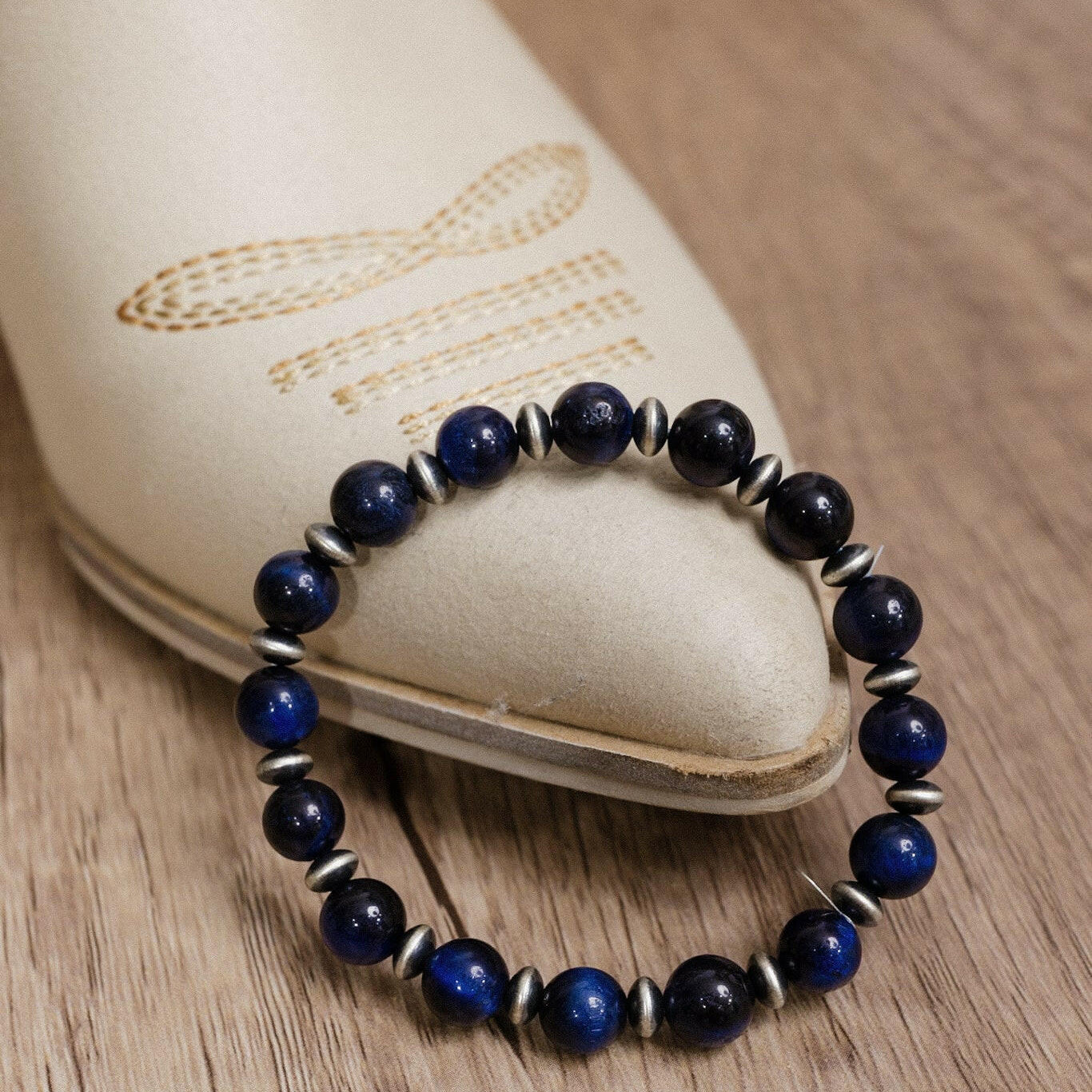 Multi Tigers Eye Beaded Stretch Bracelet-Bracelets-Krush Kandy, Women's Online Fashion Boutique Located in Phoenix, Arizona (Scottsdale Area)