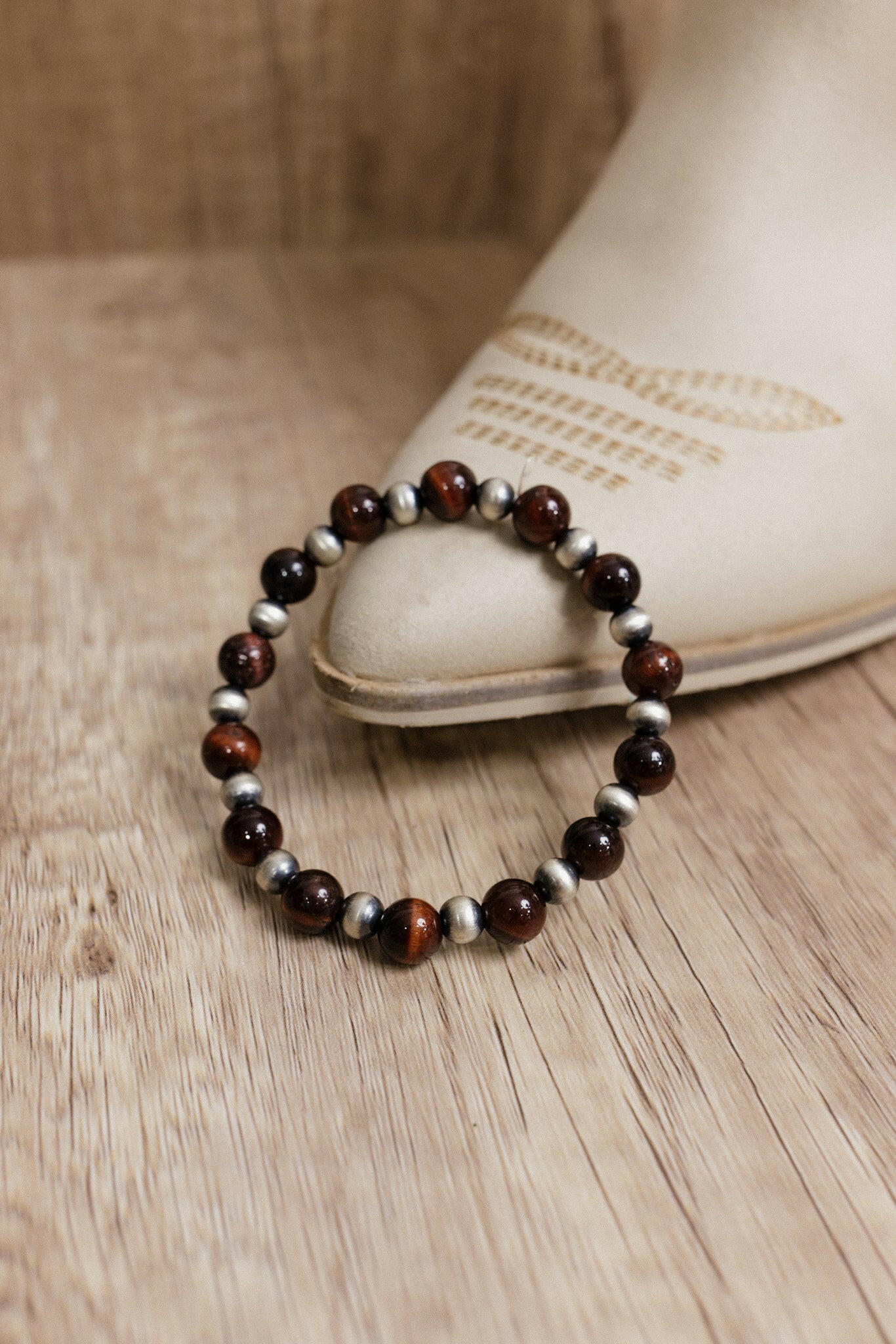 Multi Tigers Eye Beaded Stretch Bracelet-Bracelets-Krush Kandy, Women's Online Fashion Boutique Located in Phoenix, Arizona (Scottsdale Area)