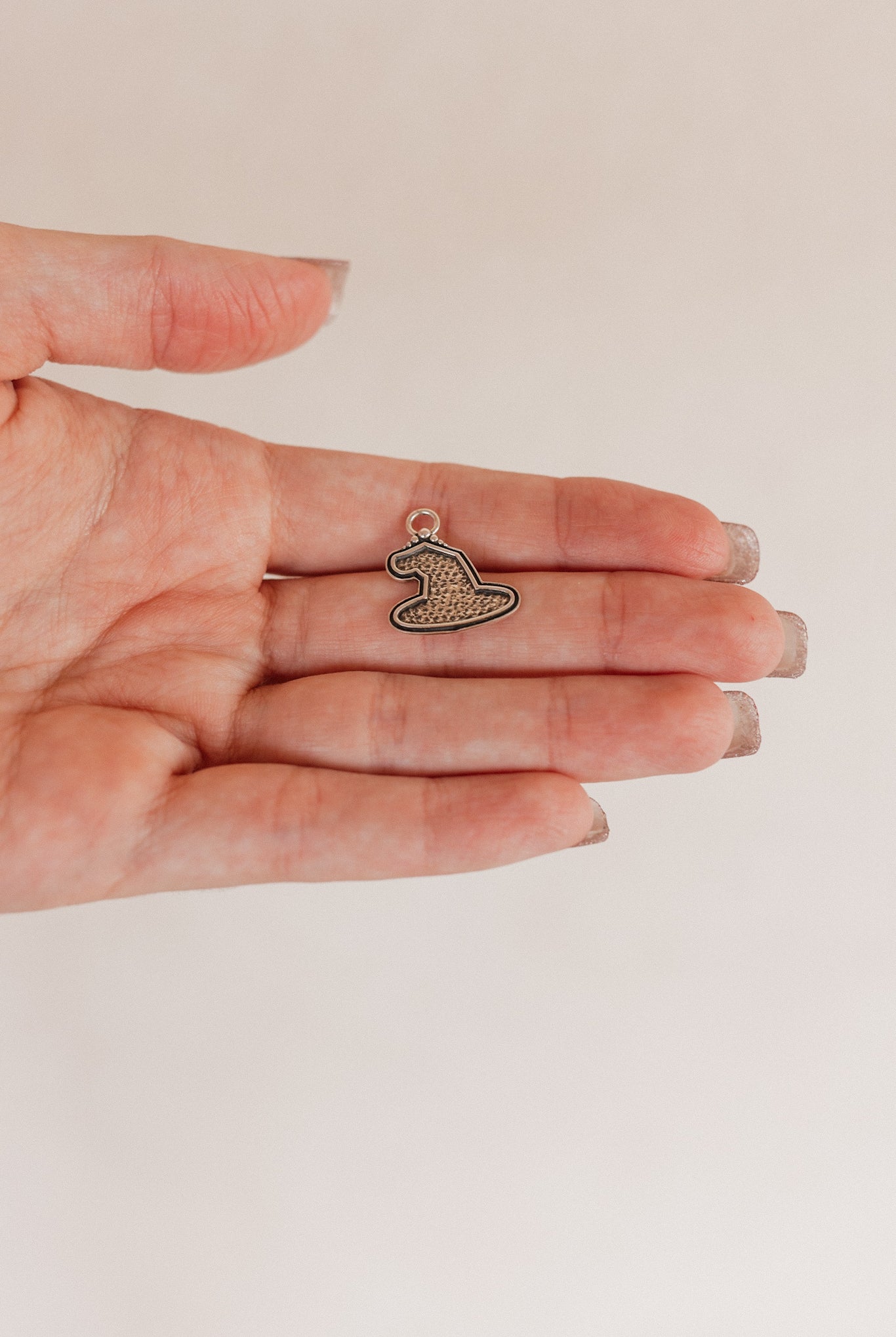Sterling Witch Hat Charm-Chain Necklaces-Krush Kandy, Women's Online Fashion Boutique Located in Phoenix, Arizona (Scottsdale Area)