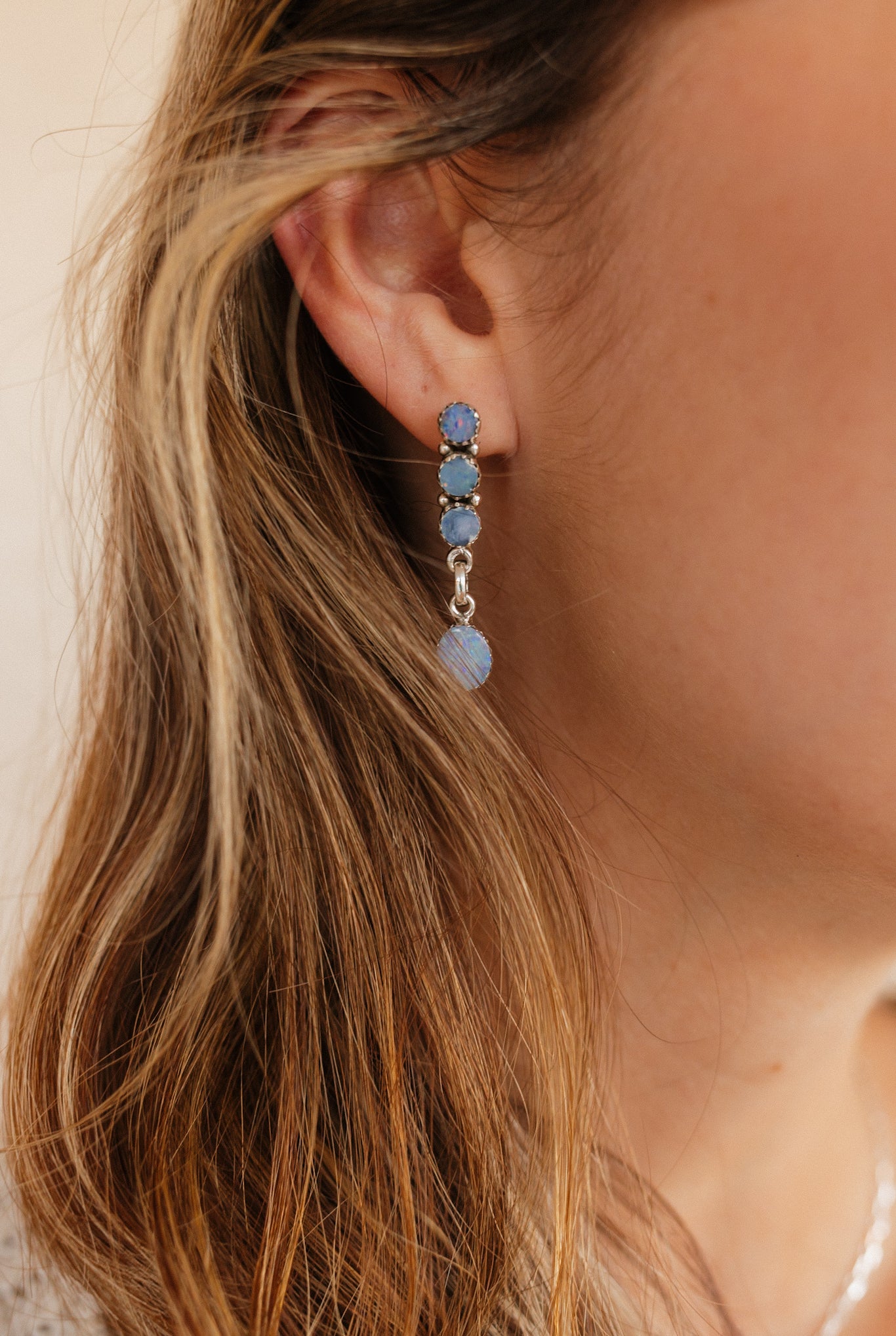 Multi Australian Opal Earrings-Earrings-Krush Kandy, Women's Online Fashion Boutique Located in Phoenix, Arizona (Scottsdale Area)