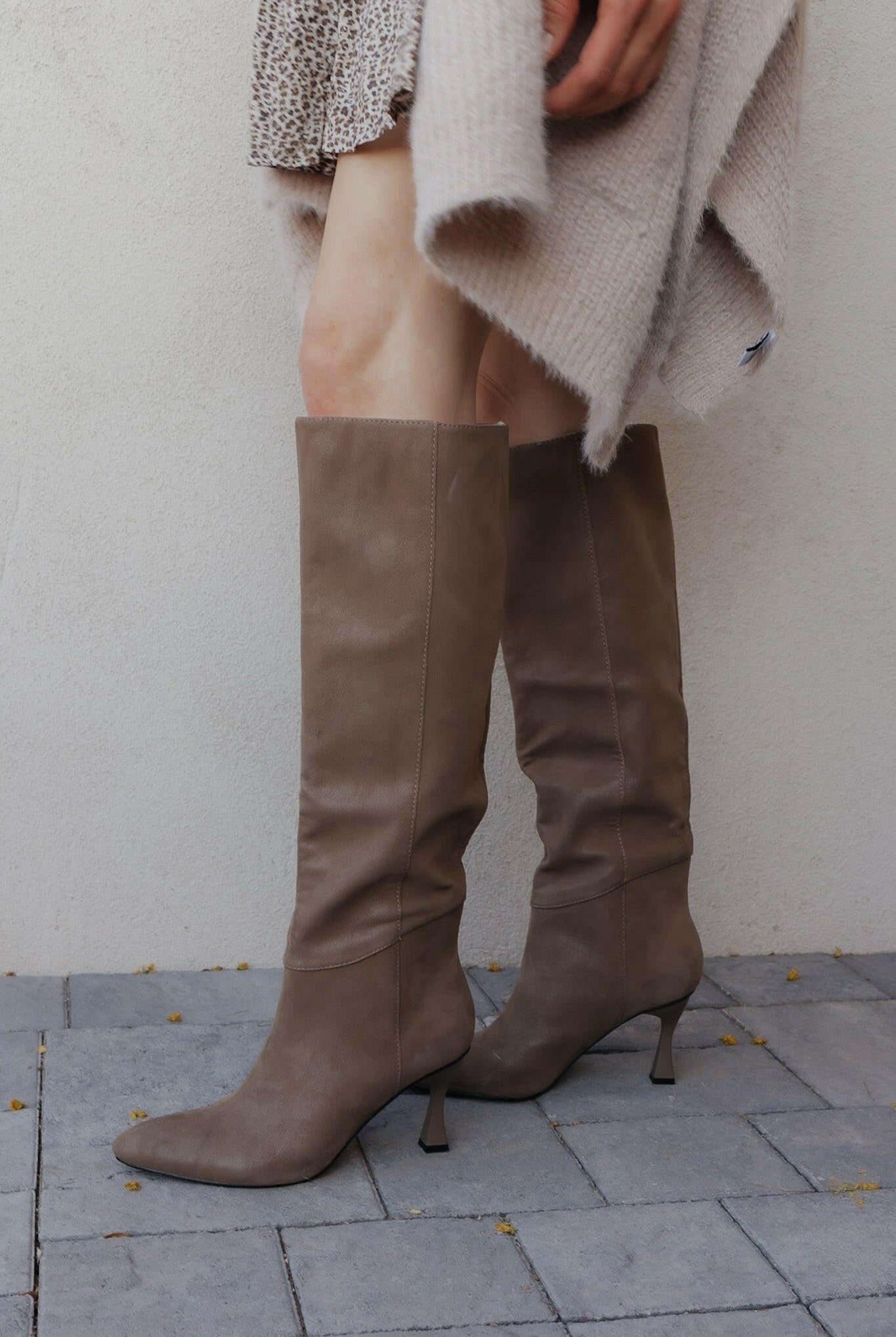 The Lexington Boot- Taupe - PREORDER SHIPS 11/30-Boots-Krush Kandy, Women's Online Fashion Boutique Located in Phoenix, Arizona (Scottsdale Area)