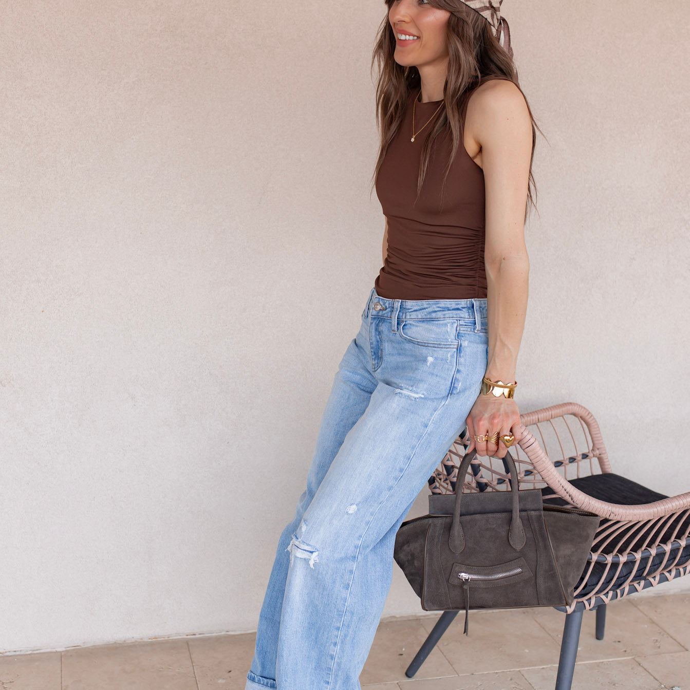 Rochelle Suede Satchel Bag | Pre-Order