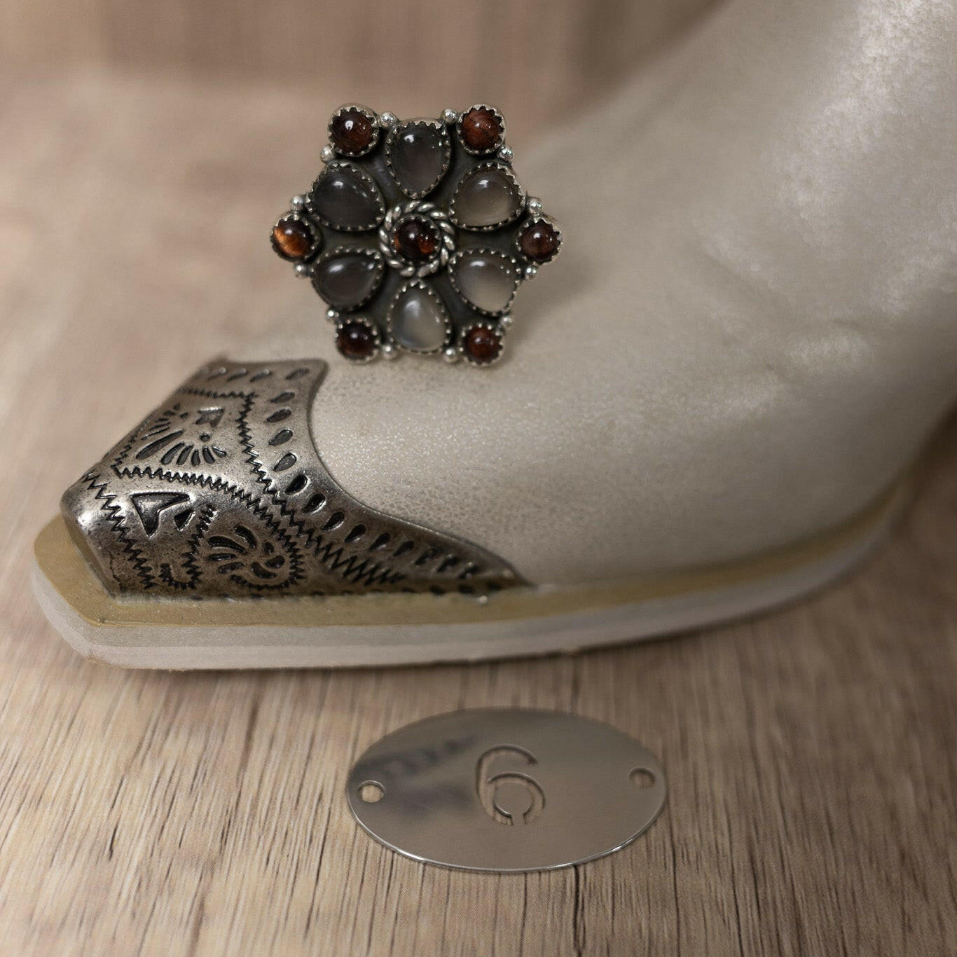 Multi Moonstone Cluster Rings-Rings-Krush Kandy, Women's Online Fashion Boutique Located in Phoenix, Arizona (Scottsdale Area)