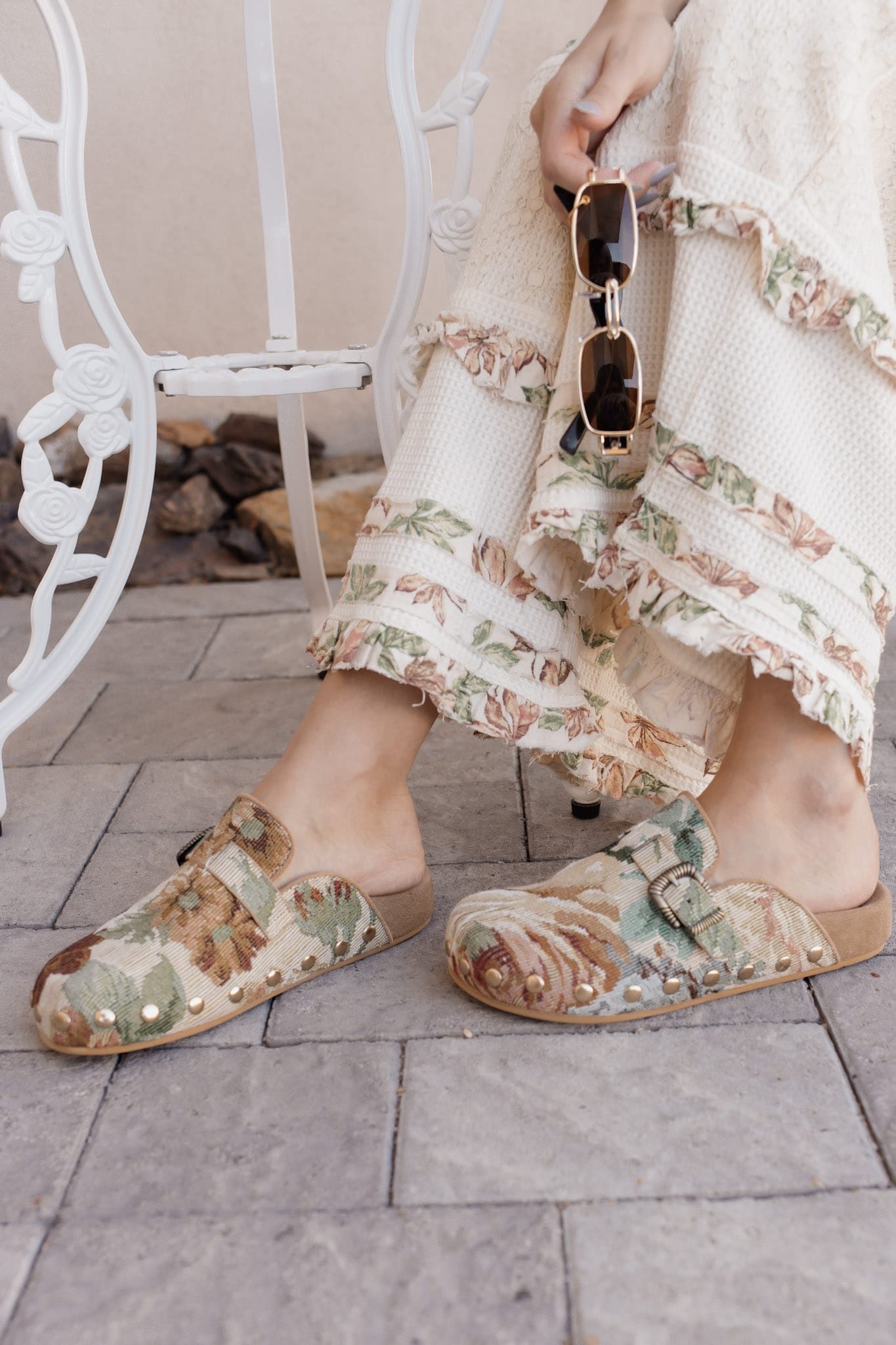 The Toni - Studded Buckle Clogs-Shoes-Krush Kandy, Women's Online Fashion Boutique Located in Phoenix, Arizona (Scottsdale Area)