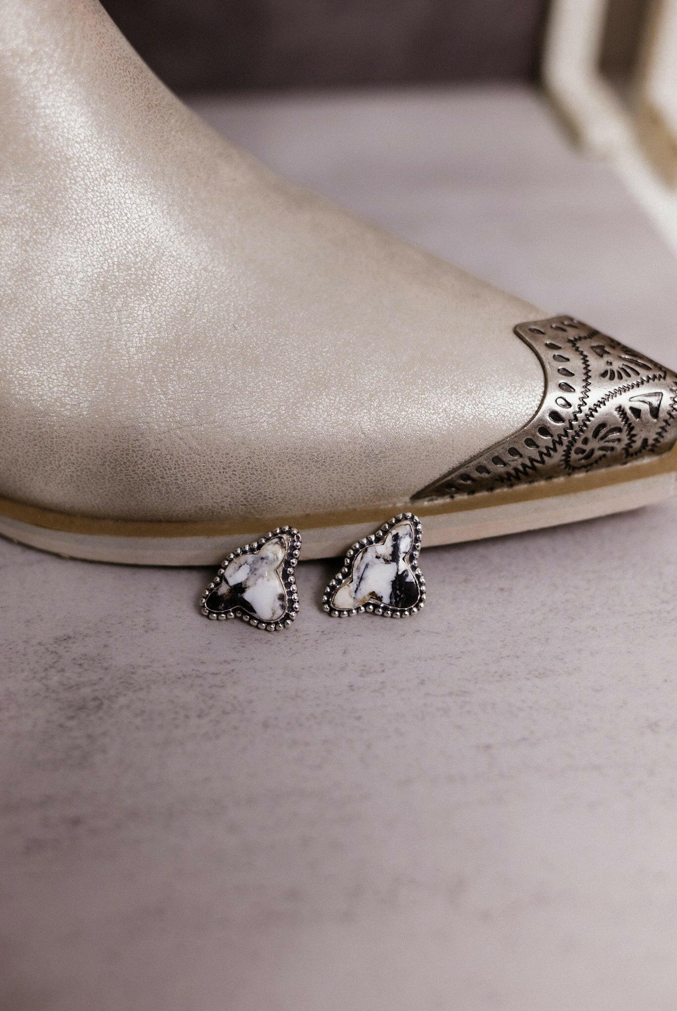 Lil Cow Slab Earrings MADE TO ORDER-Stud Earrings-Krush Kandy, Women's Online Fashion Boutique Located in Phoenix, Arizona (Scottsdale Area)