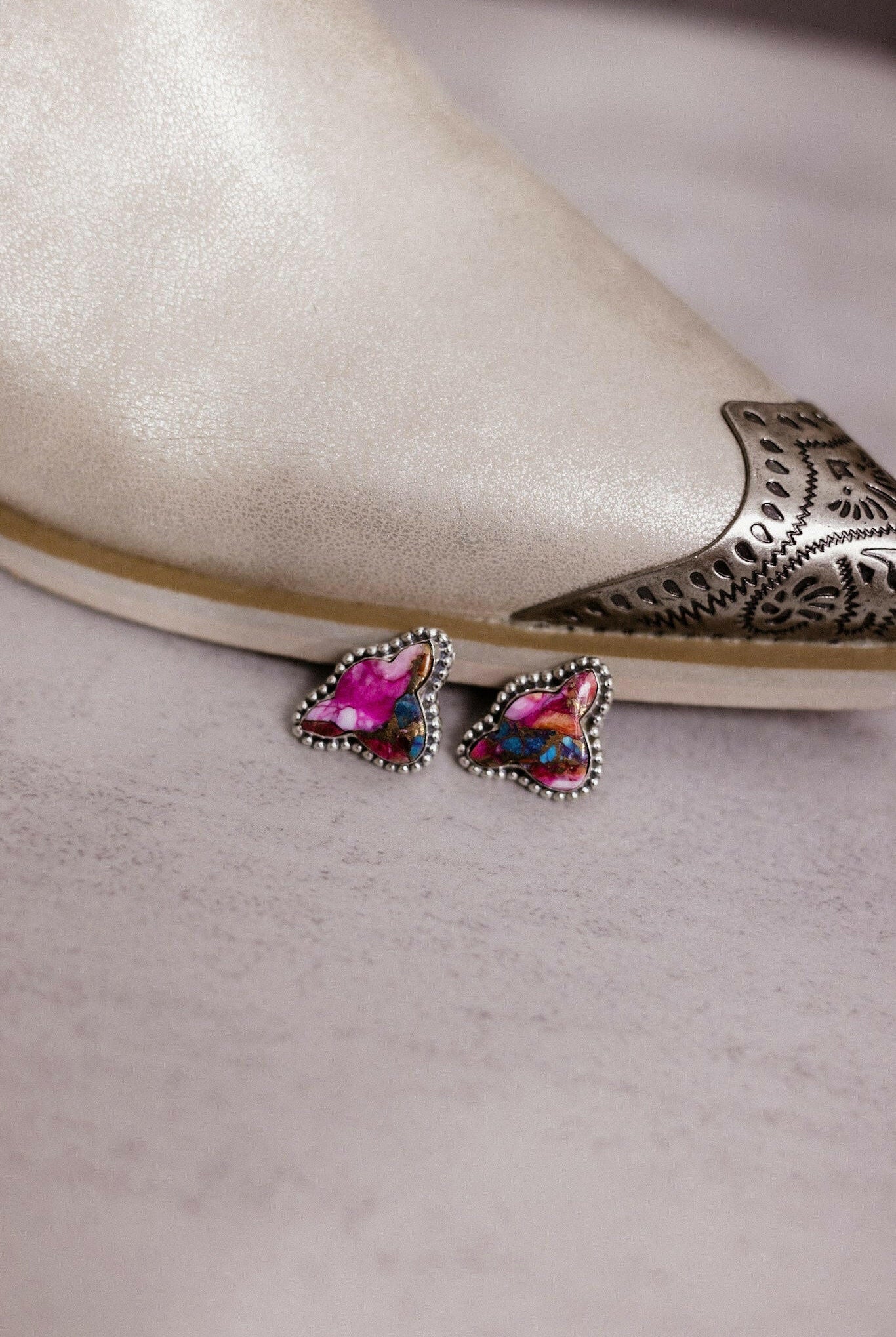 Lil Cow Slab Earrings MADE TO ORDER-Stud Earrings-Krush Kandy, Women's Online Fashion Boutique Located in Phoenix, Arizona (Scottsdale Area)