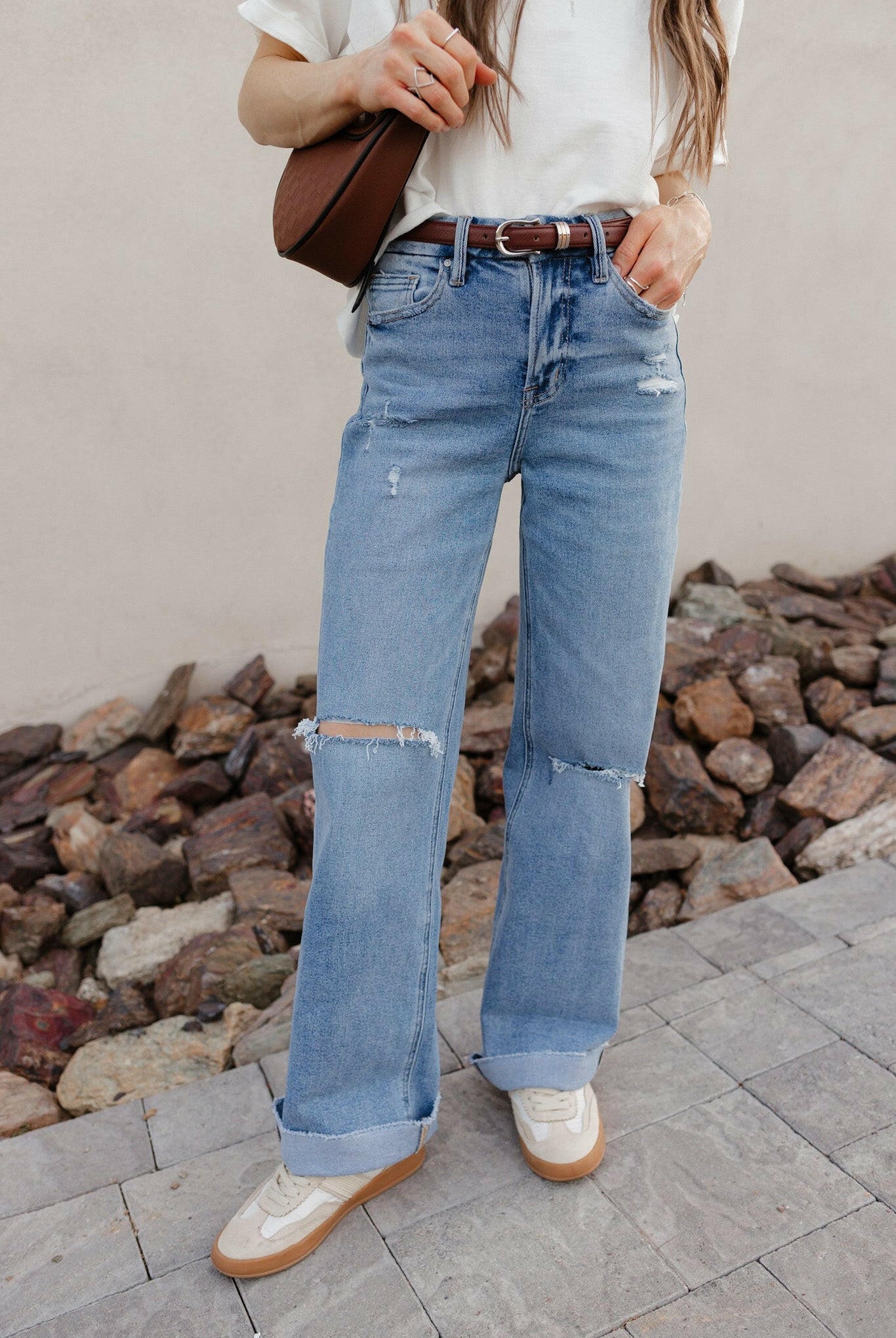 MICA Wild & Free Wide Leg Jeans-Denim-Krush Kandy, Women's Online Fashion Boutique Located in Phoenix, Arizona (Scottsdale Area)