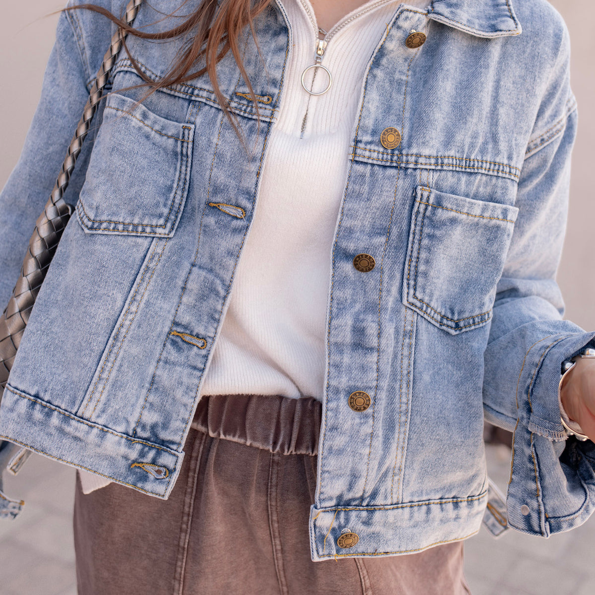The Americana Classic Relaxed Oversized Denim Jacket