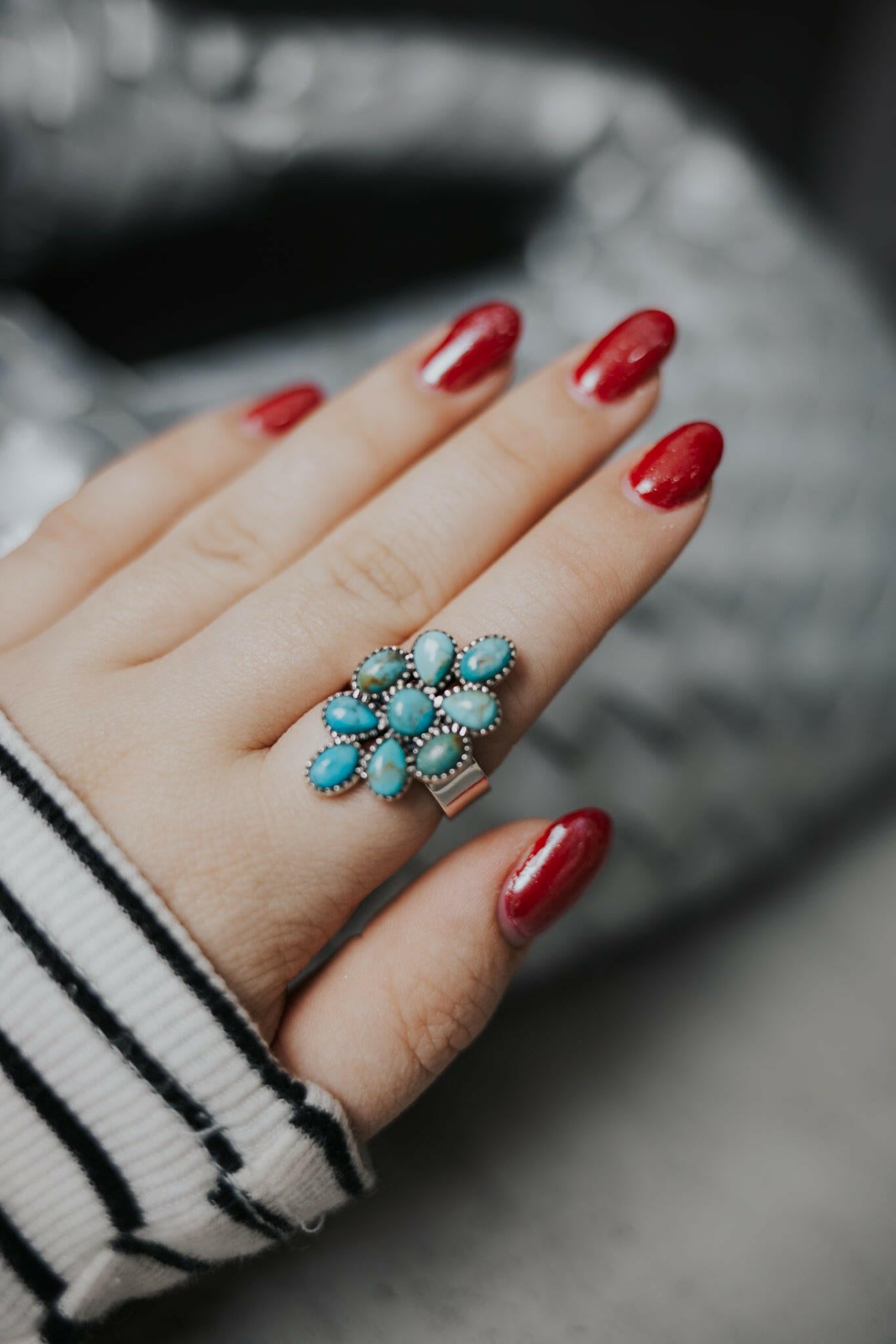 Belles Stone Cluster Set-Ring Sizers-Krush Kandy, Women's Online Fashion Boutique Located in Phoenix, Arizona (Scottsdale Area)