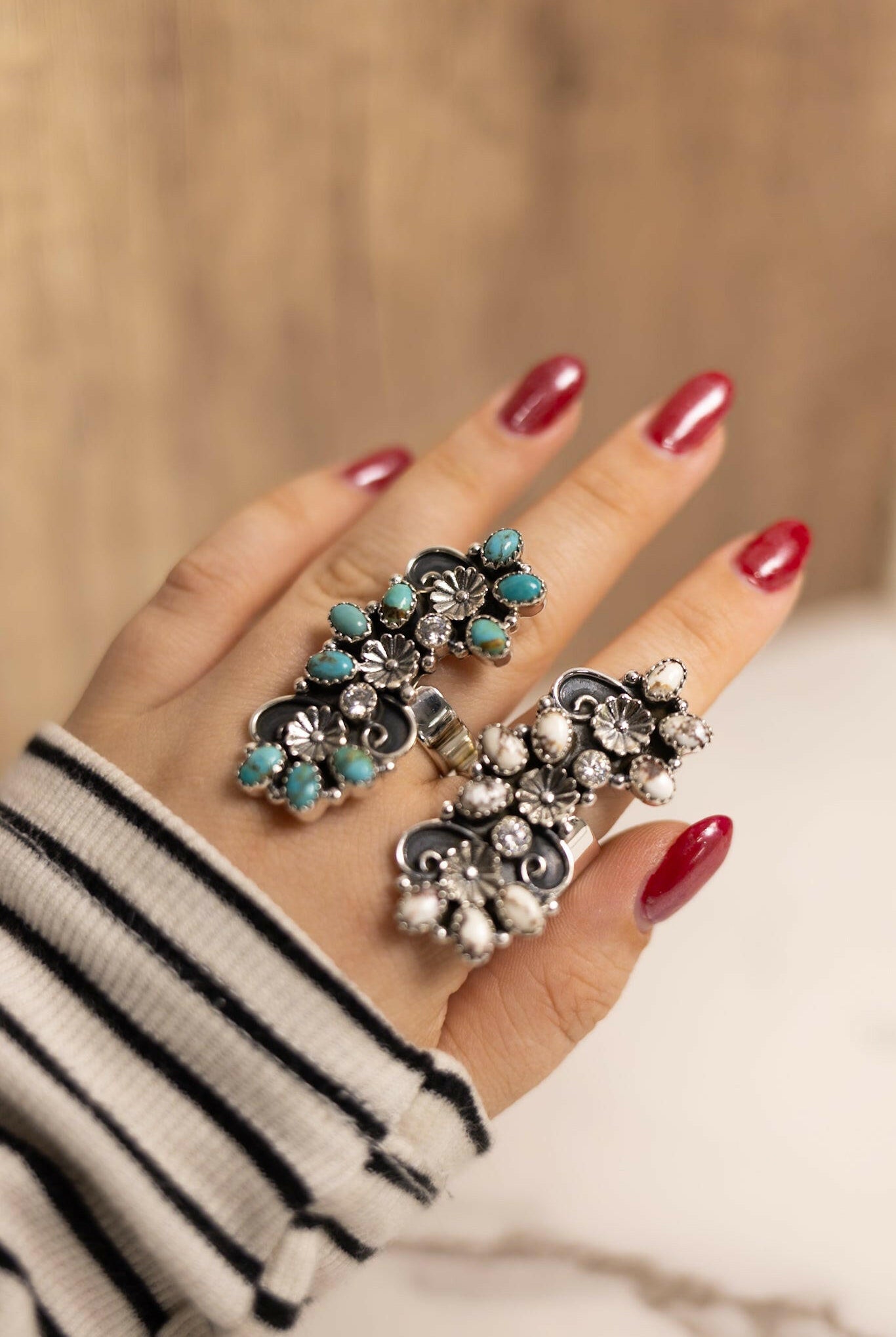 Kristyn's Whimsy Sterling and Stone Ring-Ring-Krush Kandy, Women's Online Fashion Boutique Located in Phoenix, Arizona (Scottsdale Area)