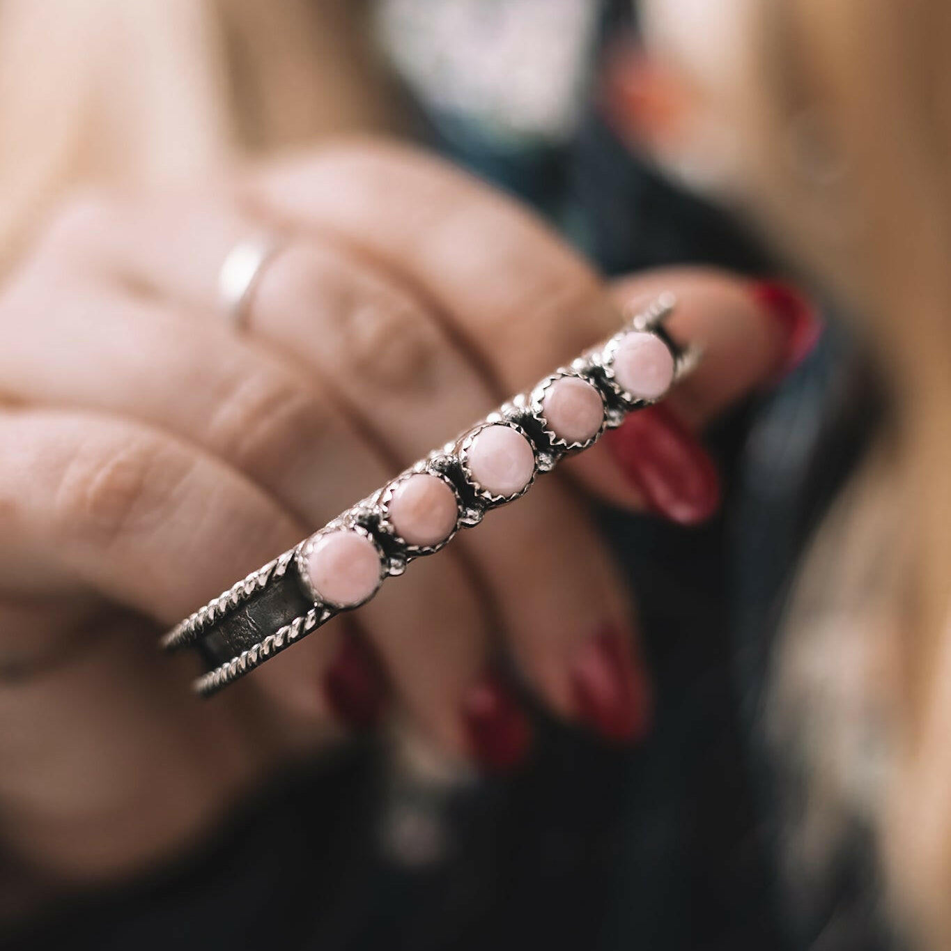 Ramona Stone Bracelet-Gemstone Bracelets-Krush Kandy, Women's Online Fashion Boutique Located in Phoenix, Arizona (Scottsdale Area)