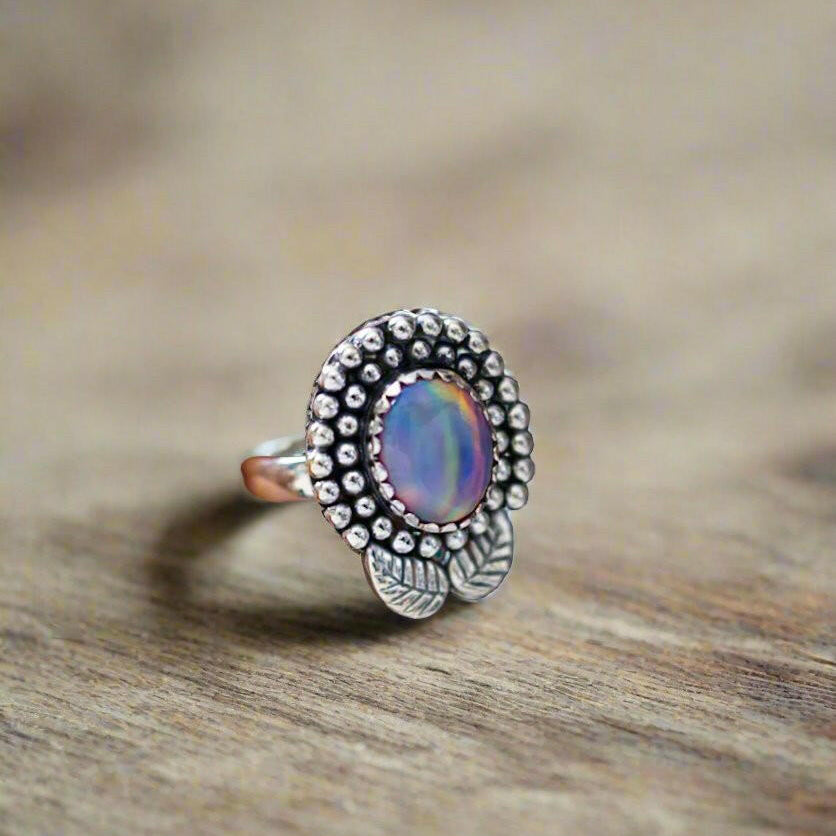 Willow's Wishes Feather Ring-Statement Rings-Krush Kandy, Women's Online Fashion Boutique Located in Phoenix, Arizona (Scottsdale Area)