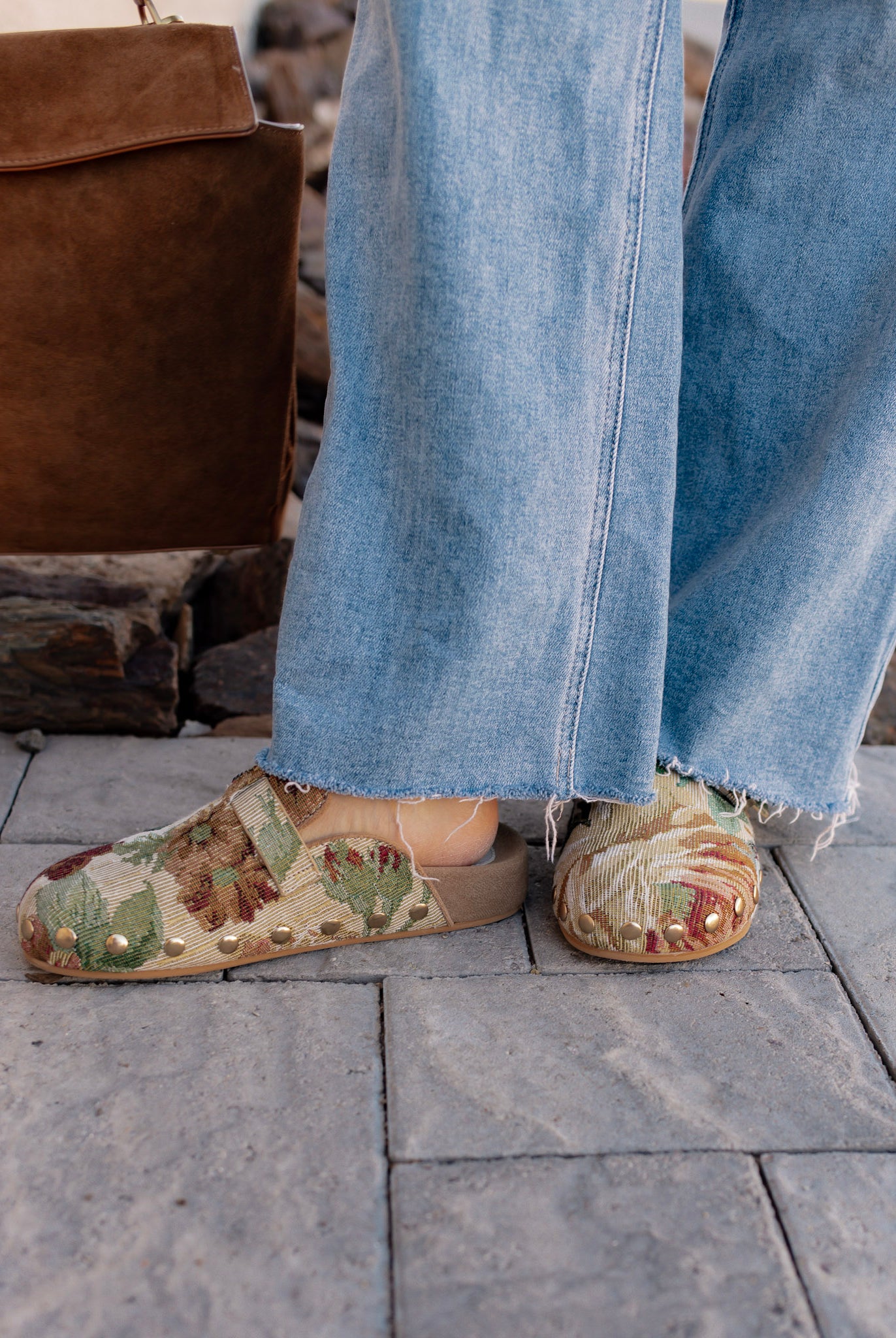 The Toni - Studded Buckle Clogs-Shoes-Krush Kandy, Women's Online Fashion Boutique Located in Phoenix, Arizona (Scottsdale Area)