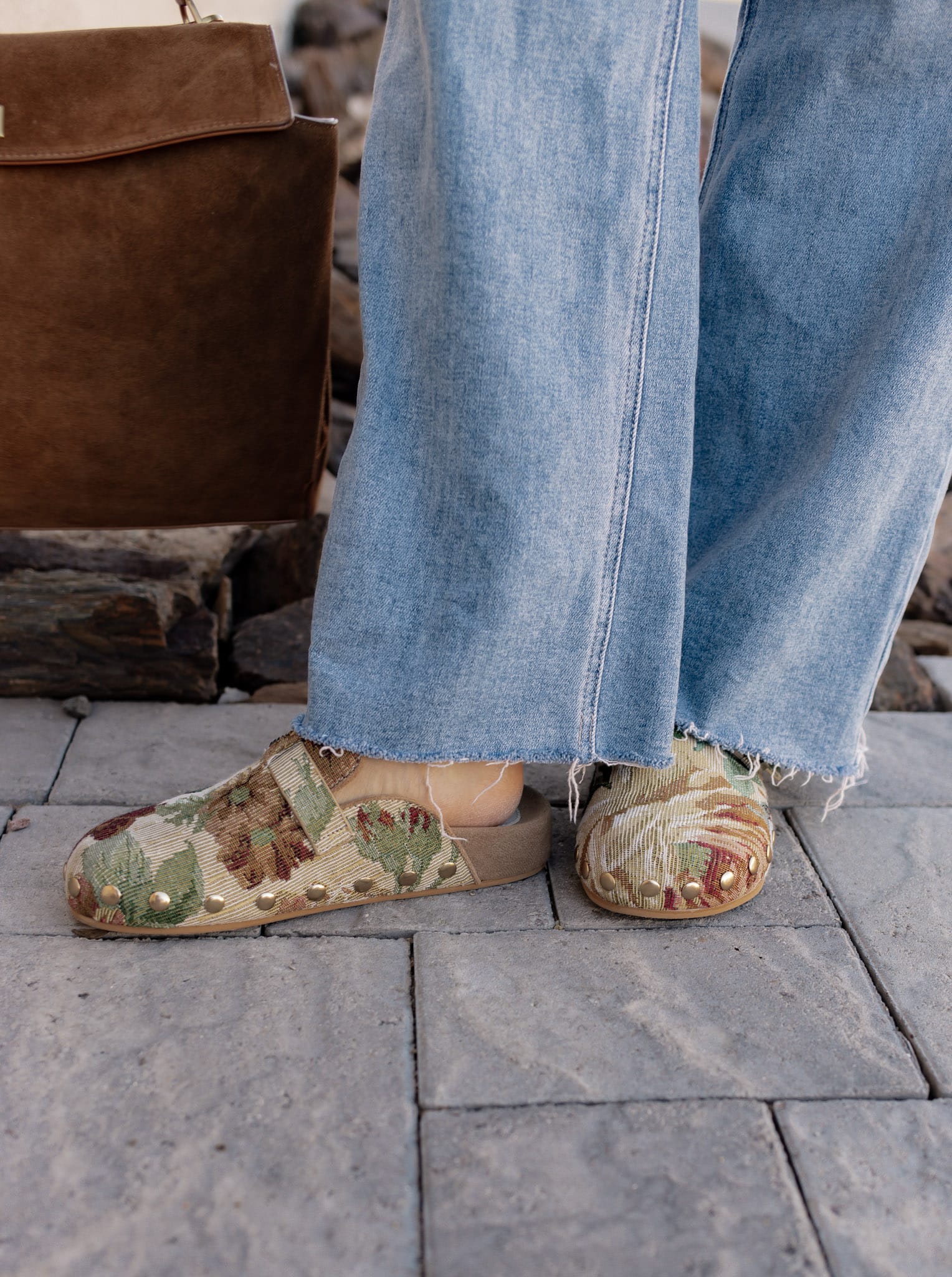 The Toni - Studded Buckle Clogs-Shoes-Krush Kandy, Women's Online Fashion Boutique Located in Phoenix, Arizona (Scottsdale Area)