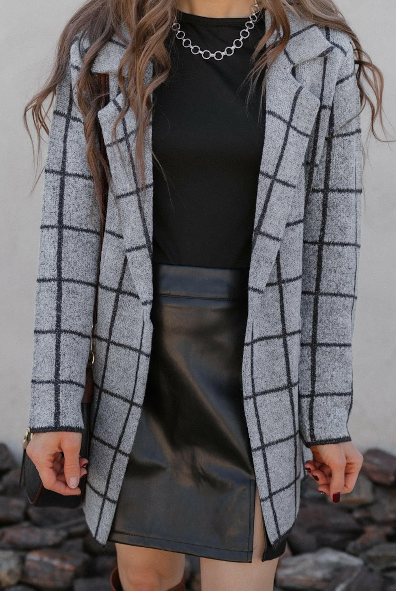 Notting Hill Lapel Collar Jacket-Jackets-Krush Kandy, Women's Online Fashion Boutique Located in Phoenix, Arizona (Scottsdale Area)