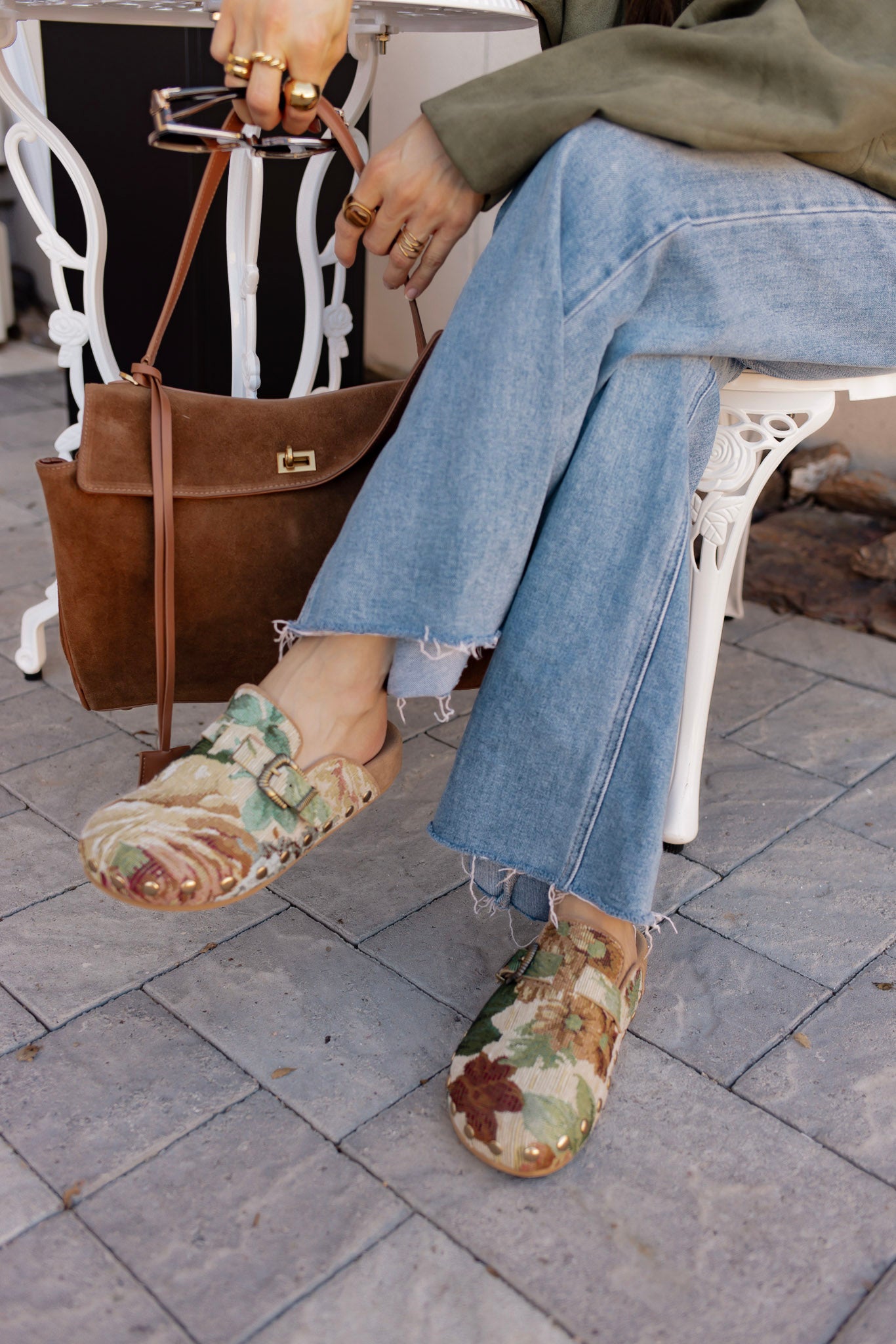The Toni - Studded Buckle Clogs-Shoes-Krush Kandy, Women's Online Fashion Boutique Located in Phoenix, Arizona (Scottsdale Area)