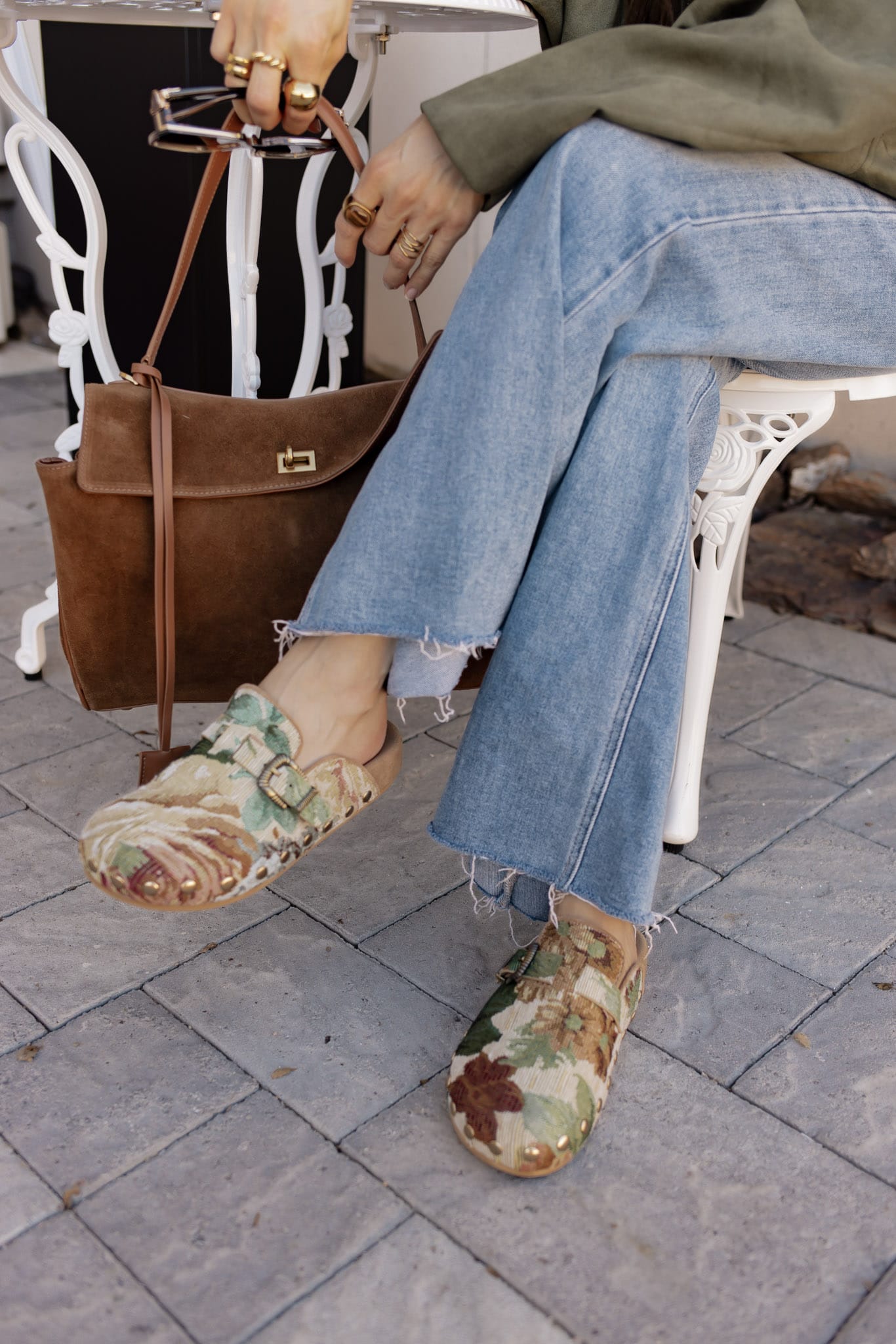 The Toni - Studded Buckle Clogs-Shoes-Krush Kandy, Women's Online Fashion Boutique Located in Phoenix, Arizona (Scottsdale Area)