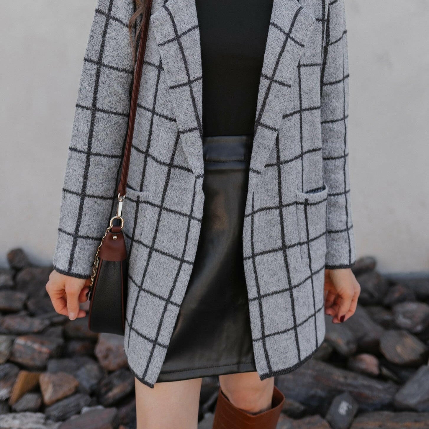 Notting Hill Lapel Collar Jacket-Jackets-Krush Kandy, Women's Online Fashion Boutique Located in Phoenix, Arizona (Scottsdale Area)