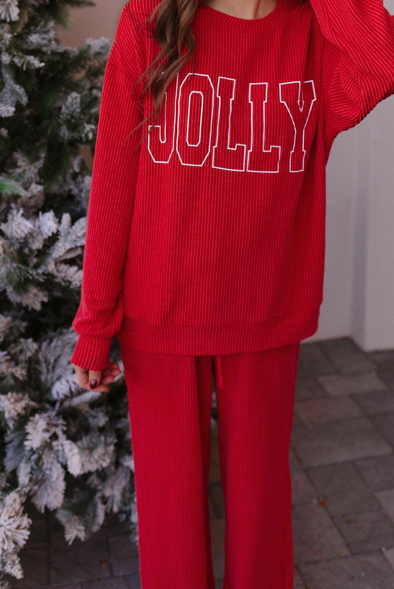 Just Jolly Corded Lounge Set-Loungewear-Krush Kandy, Women's Online Fashion Boutique Located in Phoenix, Arizona (Scottsdale Area)