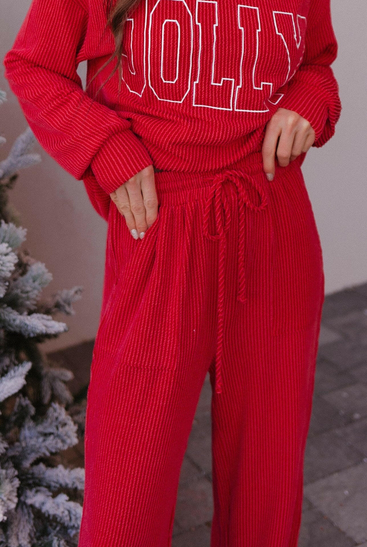 Just Jolly Corded Lounge Set-Loungewear-Krush Kandy, Women's Online Fashion Boutique Located in Phoenix, Arizona (Scottsdale Area)