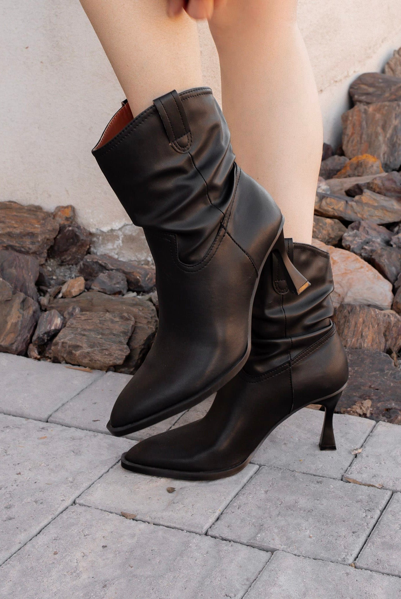 The Riga - Western Inspired Slouch Boots-Boots-Krush Kandy, Women's Online Fashion Boutique Located in Phoenix, Arizona (Scottsdale Area)