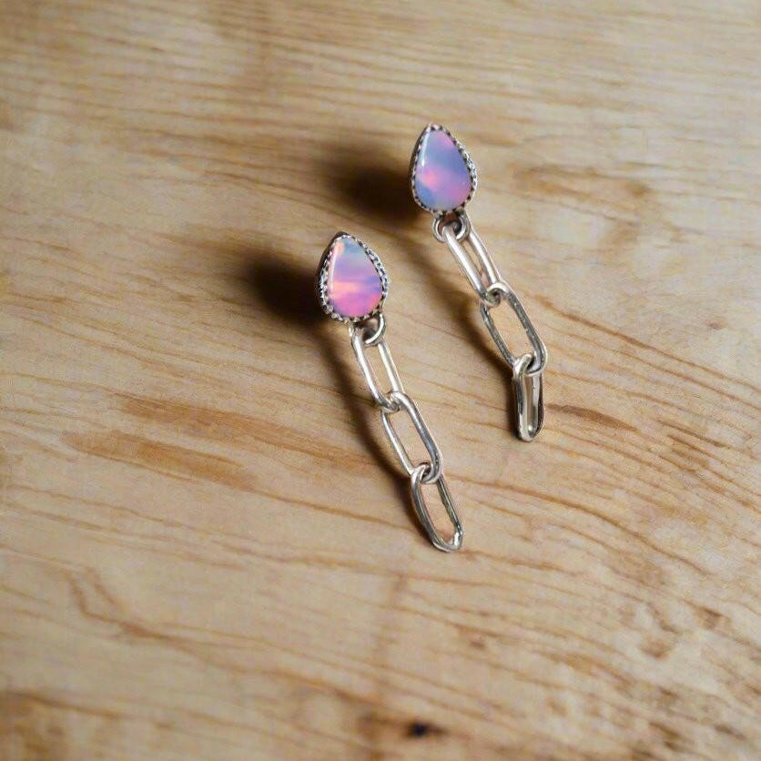 Chain Reaction Stone Earrings | By KKB-Stud Earrings-Krush Kandy, Women's Online Fashion Boutique Located in Phoenix, Arizona (Scottsdale Area)