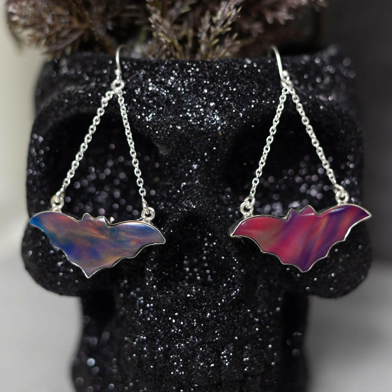 Bat Stone Slabs-Chain Necklaces-Krush Kandy, Women's Online Fashion Boutique Located in Phoenix, Arizona (Scottsdale Area)