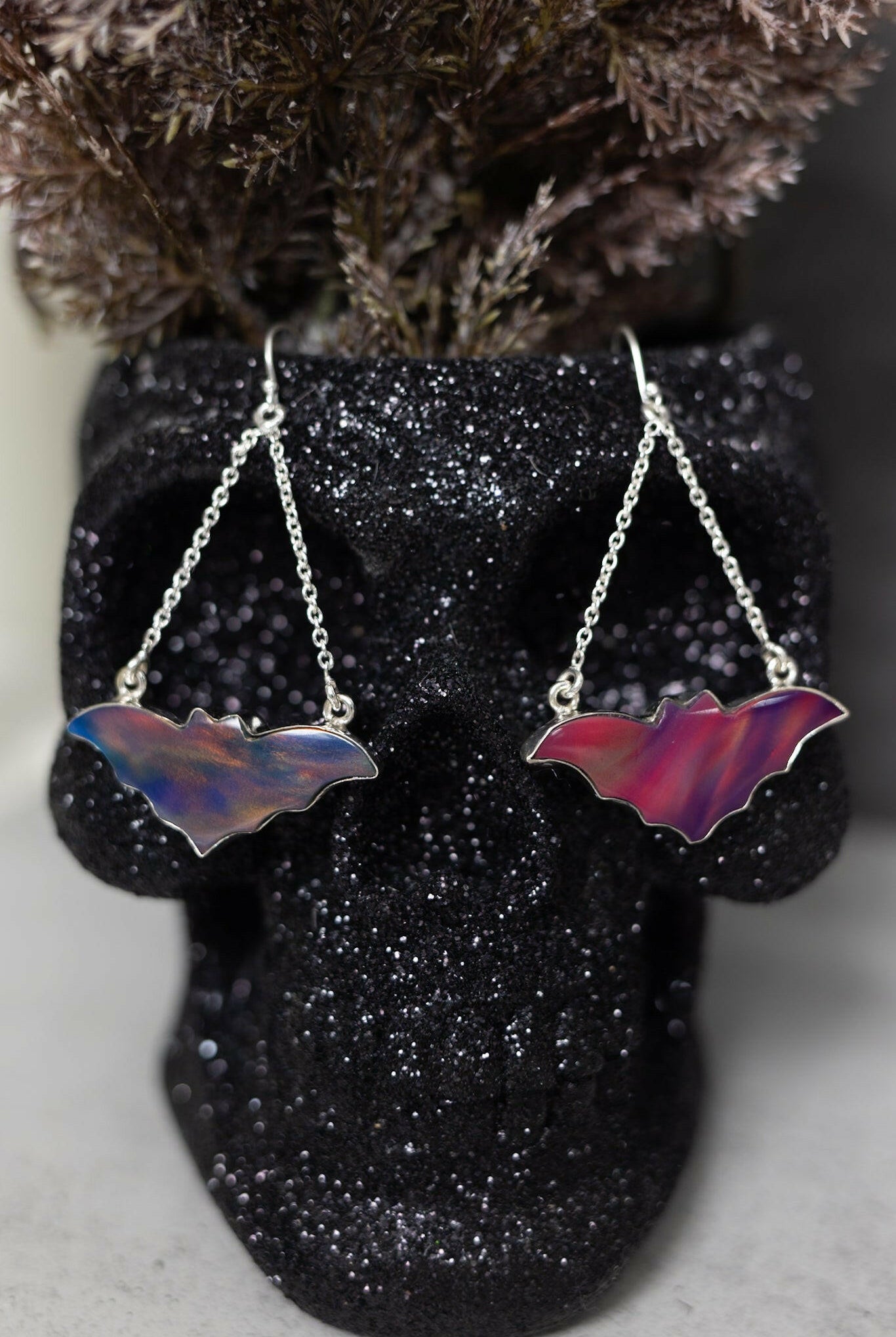 Bat Stone Slabs-Chain Necklaces-Krush Kandy, Women's Online Fashion Boutique Located in Phoenix, Arizona (Scottsdale Area)