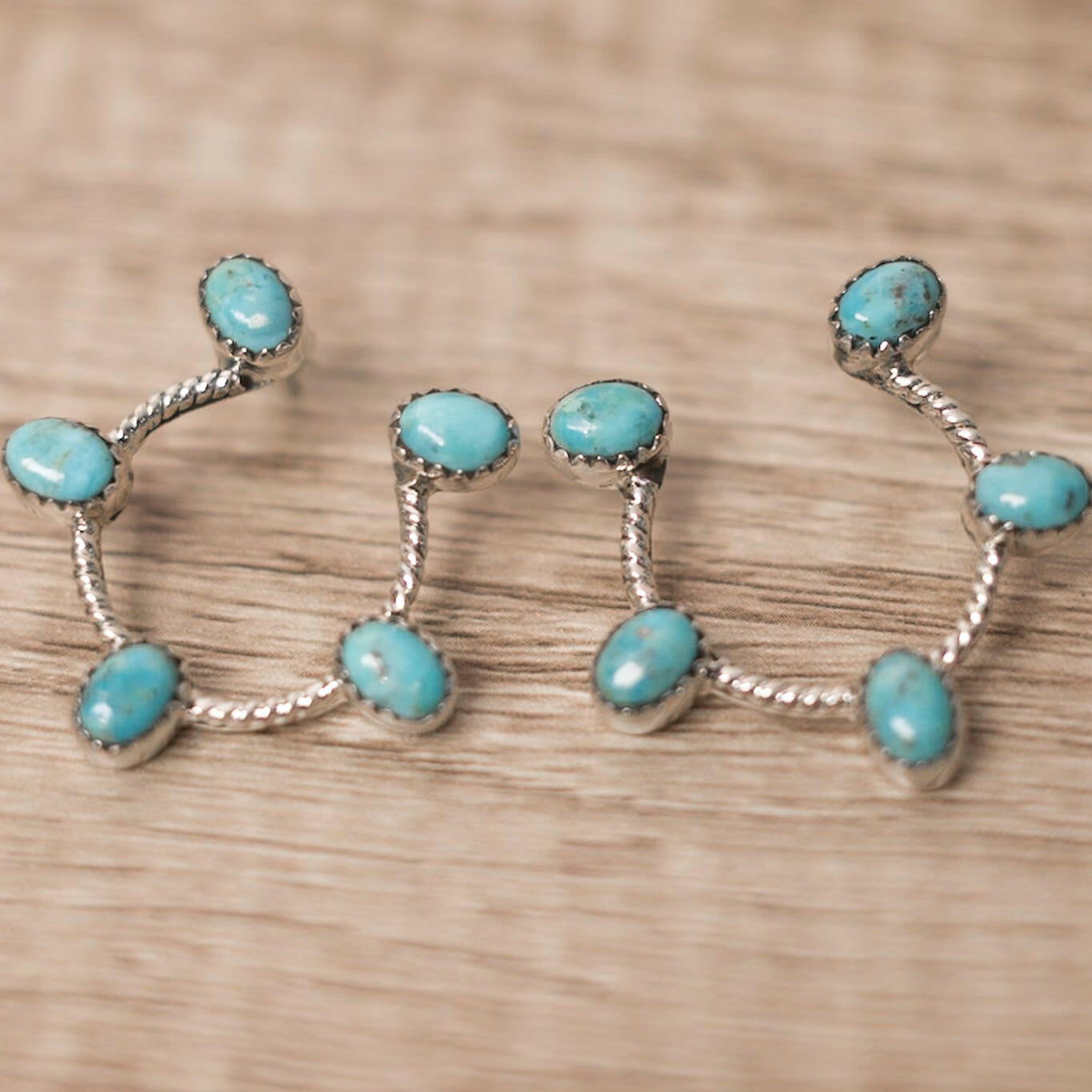 Mini Stone Horseshoe Stud Earrings-Stud Earrings-Krush Kandy, Women's Online Fashion Boutique Located in Phoenix, Arizona (Scottsdale Area)