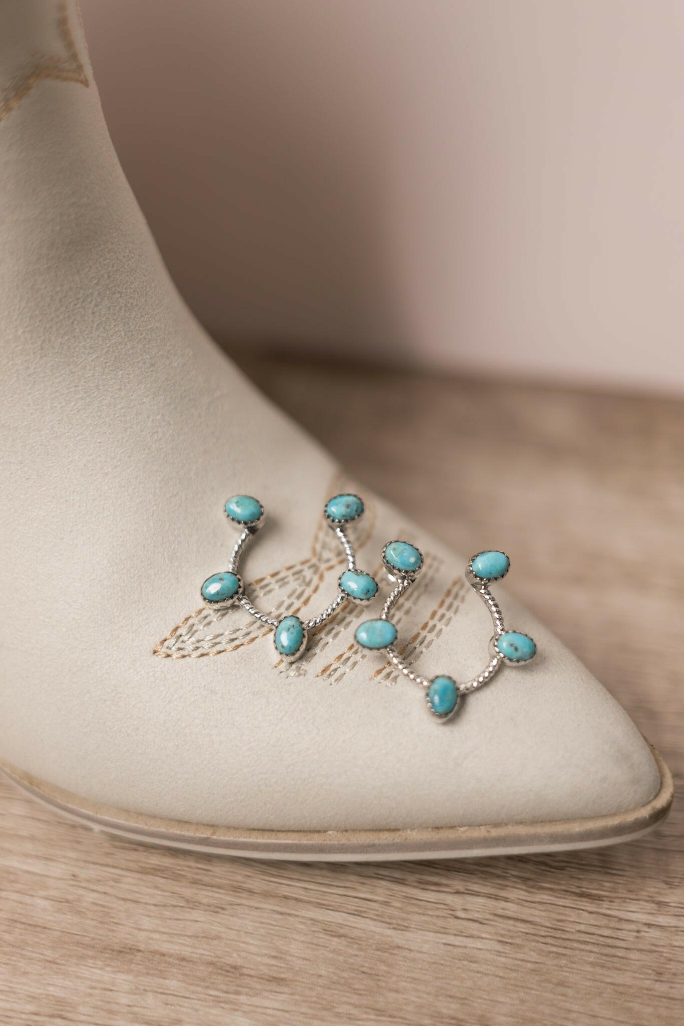 Mini Stone Horseshoe Stud Earrings-Stud Earrings-Krush Kandy, Women's Online Fashion Boutique Located in Phoenix, Arizona (Scottsdale Area)