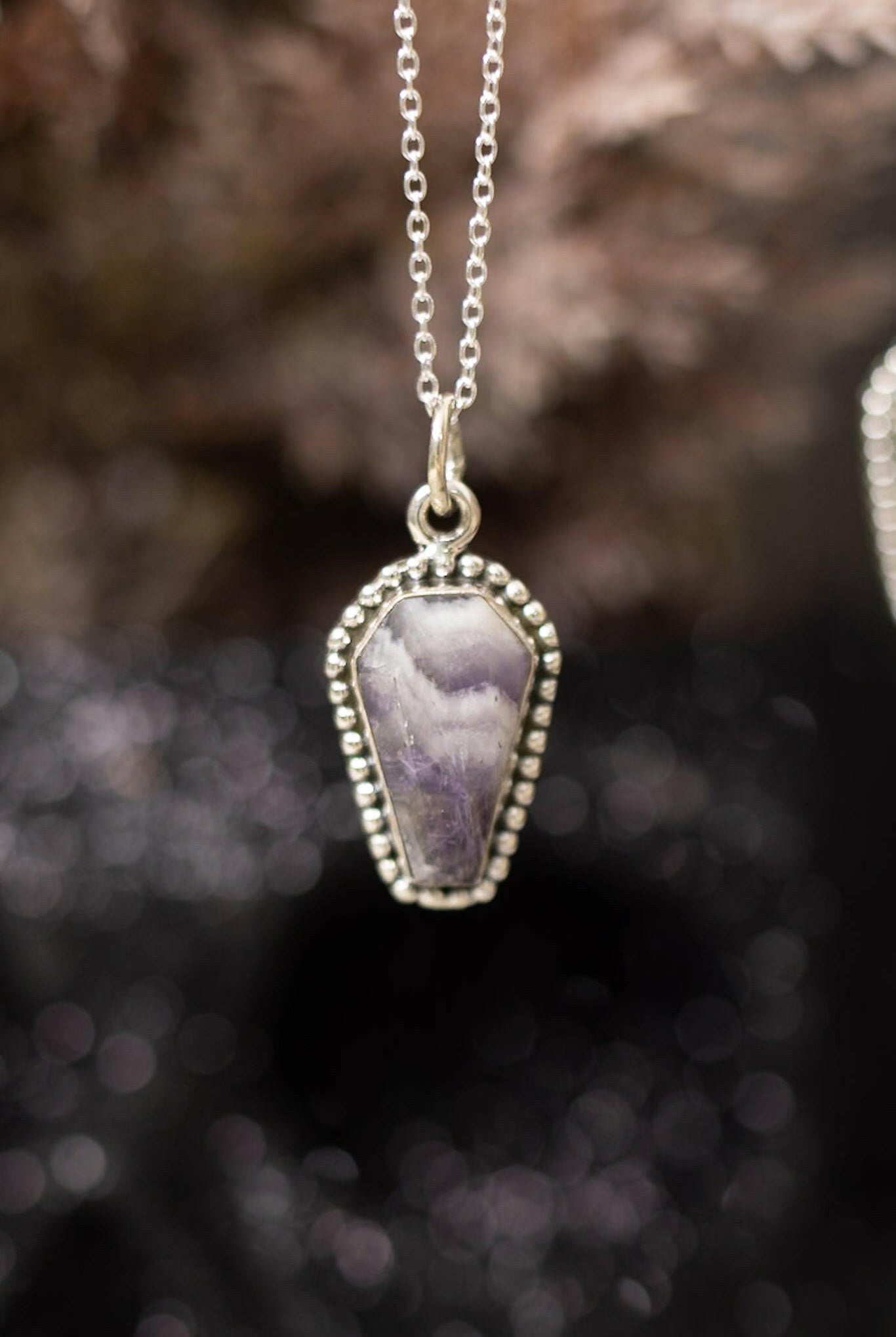 Coffin Stone Slabs-Chain Necklaces-Krush Kandy, Women's Online Fashion Boutique Located in Phoenix, Arizona (Scottsdale Area)