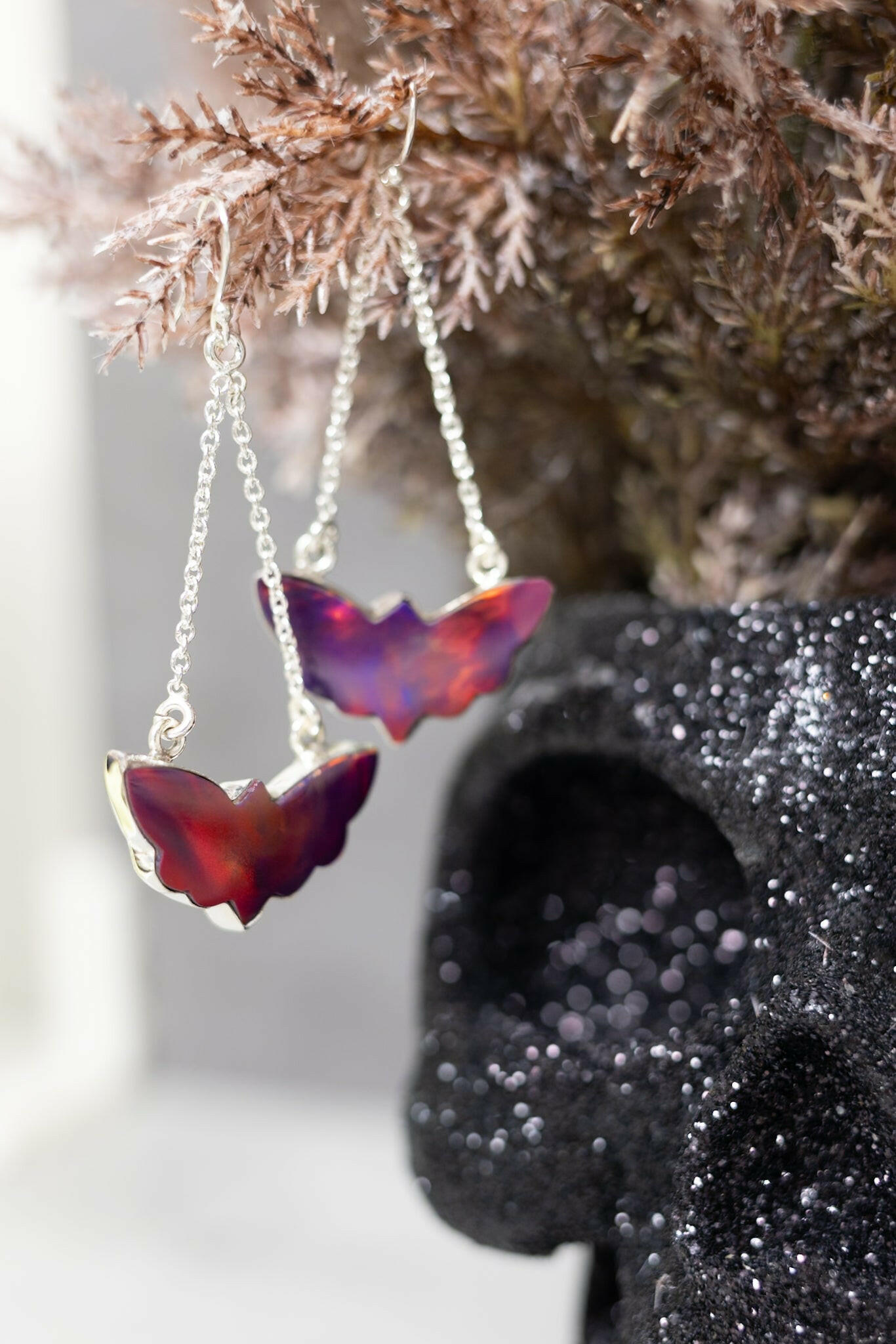 Moth Slabs-Chain Necklaces-Krush Kandy, Women's Online Fashion Boutique Located in Phoenix, Arizona (Scottsdale Area)