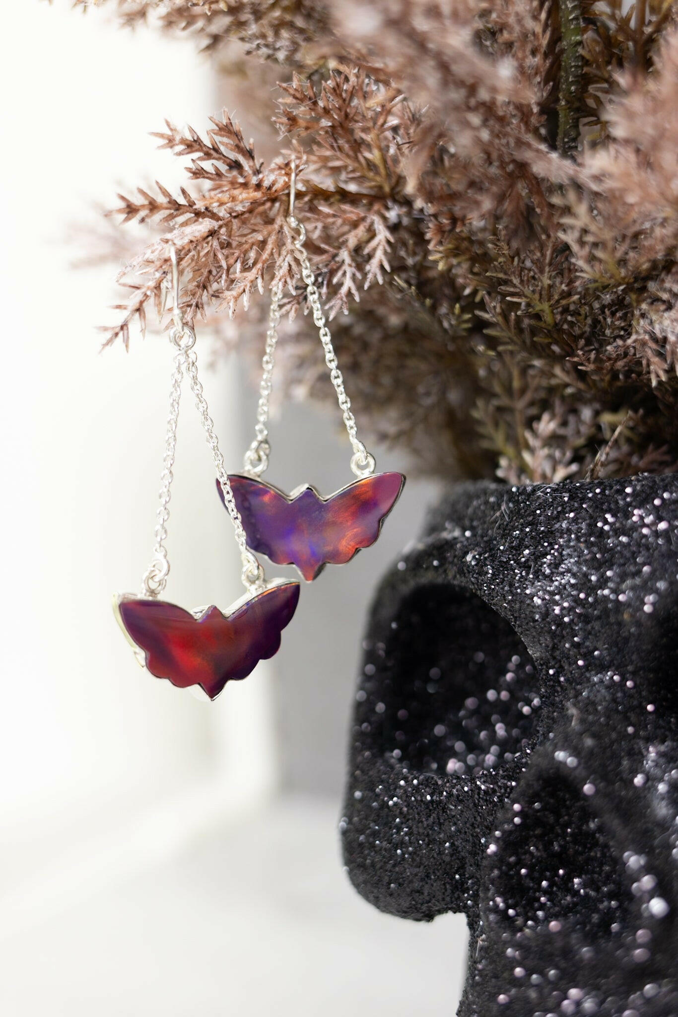 Moth Slabs-Chain Necklaces-Krush Kandy, Women's Online Fashion Boutique Located in Phoenix, Arizona (Scottsdale Area)