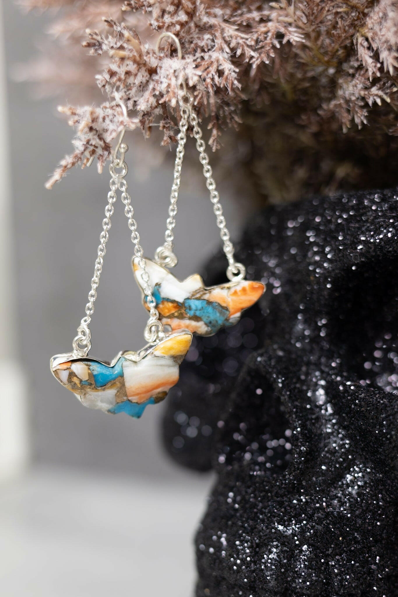 Moth Slabs-Chain Necklaces-Krush Kandy, Women's Online Fashion Boutique Located in Phoenix, Arizona (Scottsdale Area)