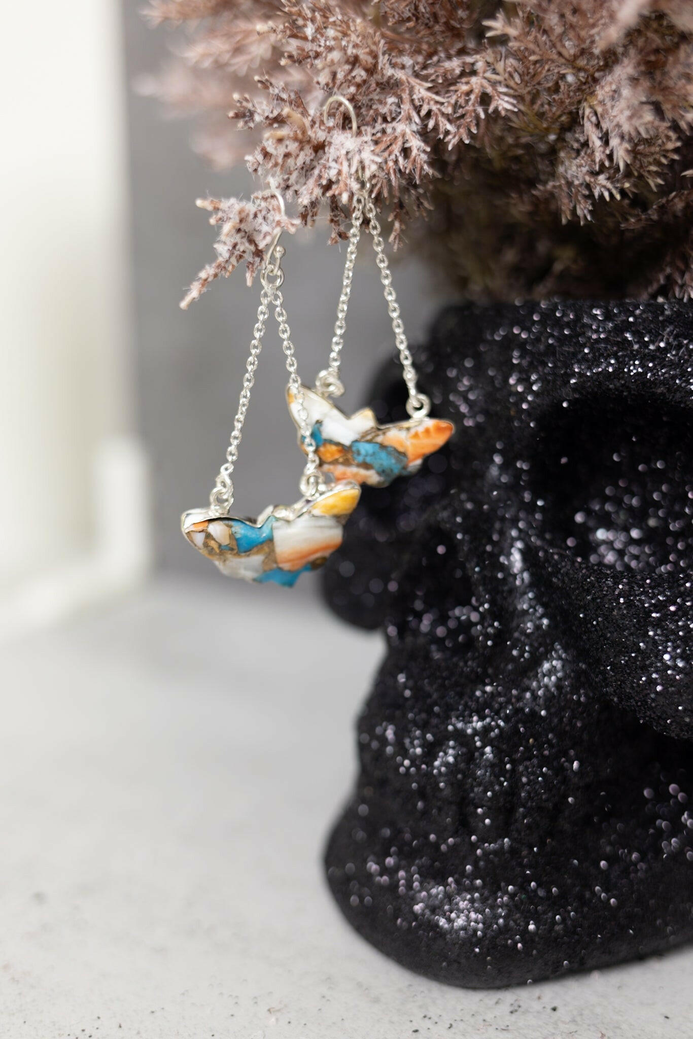 Moth Slabs-Chain Necklaces-Krush Kandy, Women's Online Fashion Boutique Located in Phoenix, Arizona (Scottsdale Area)