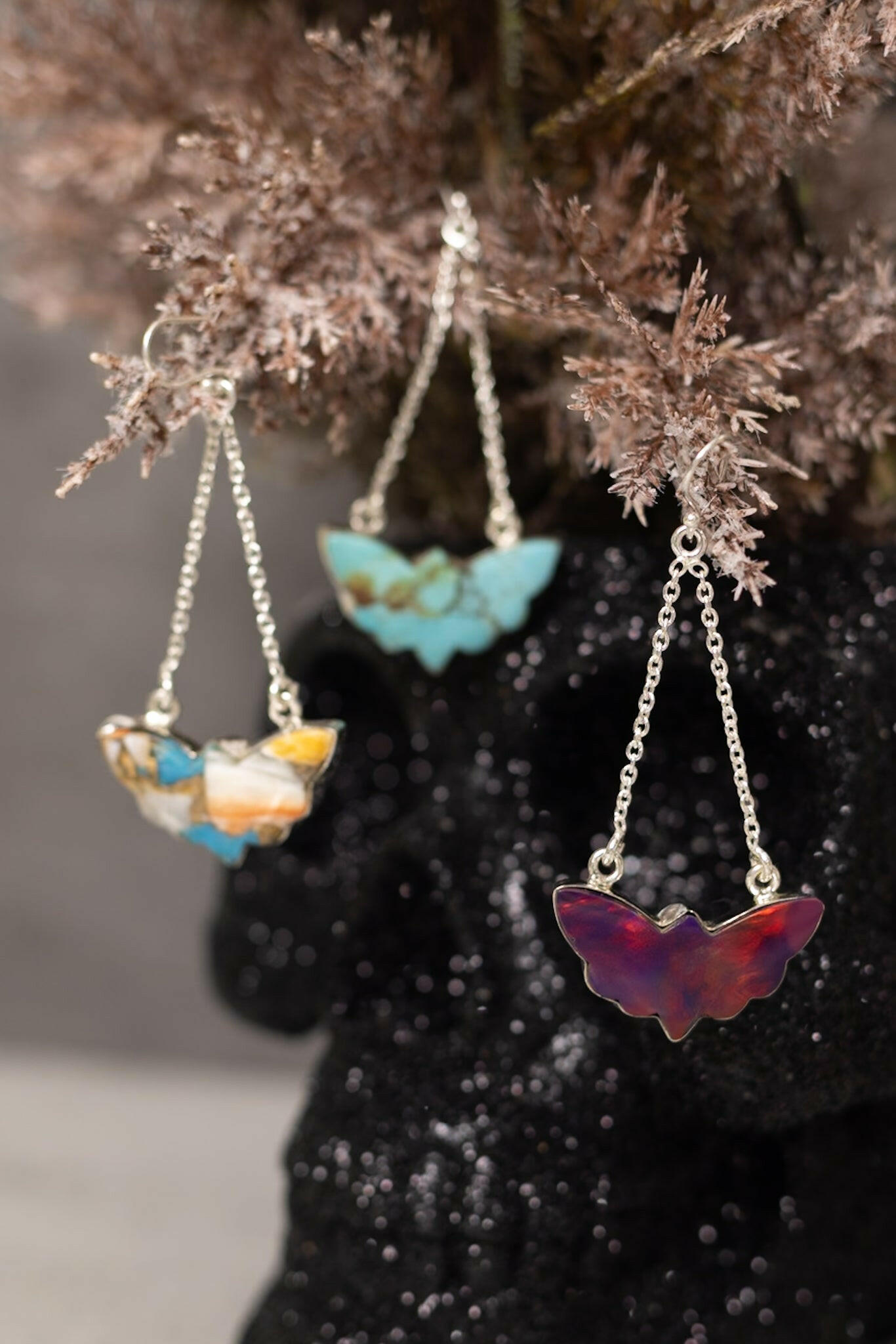 Moth Slabs-Chain Necklaces-Krush Kandy, Women's Online Fashion Boutique Located in Phoenix, Arizona (Scottsdale Area)