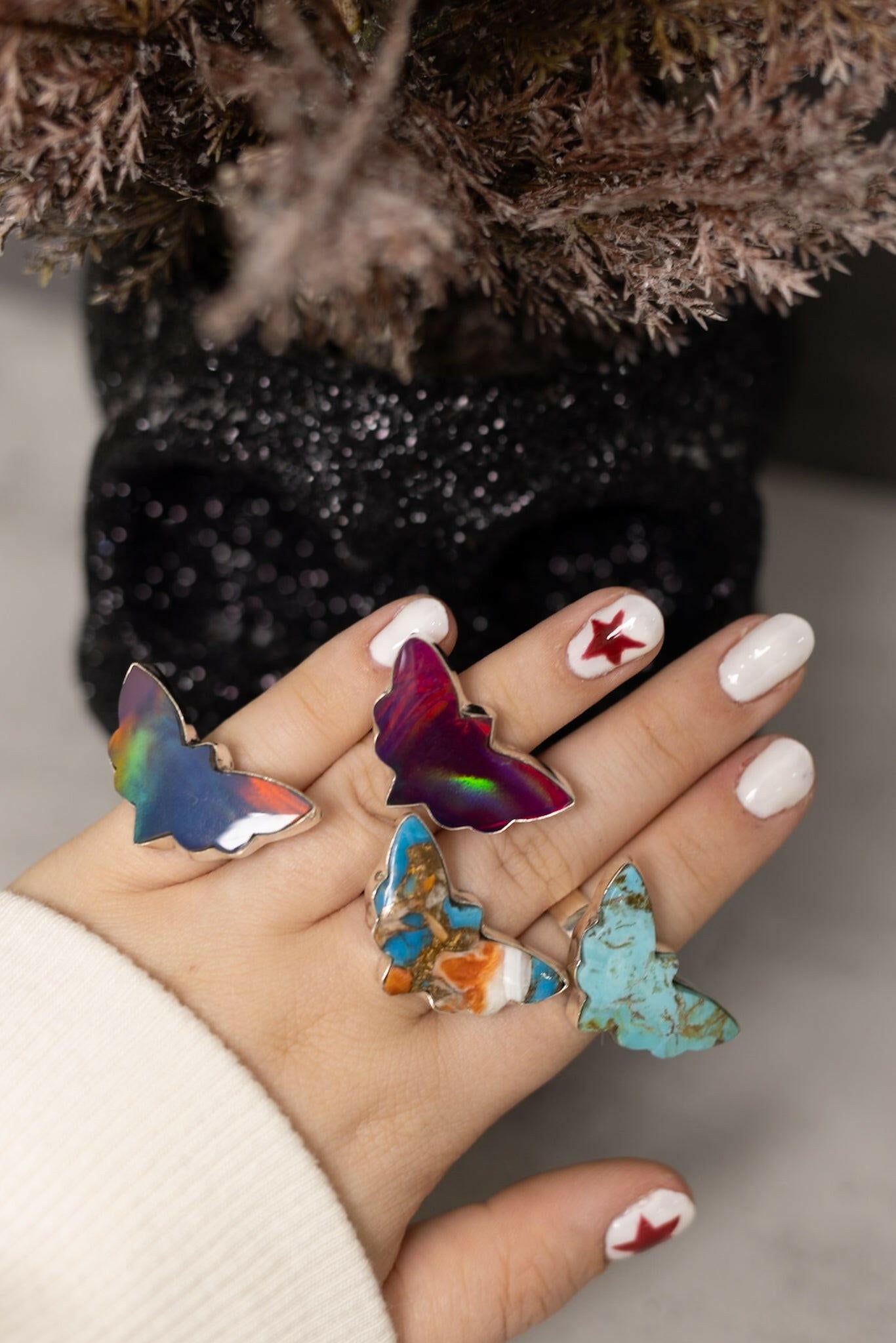 Moth Slabs-Chain Necklaces-Krush Kandy, Women's Online Fashion Boutique Located in Phoenix, Arizona (Scottsdale Area)